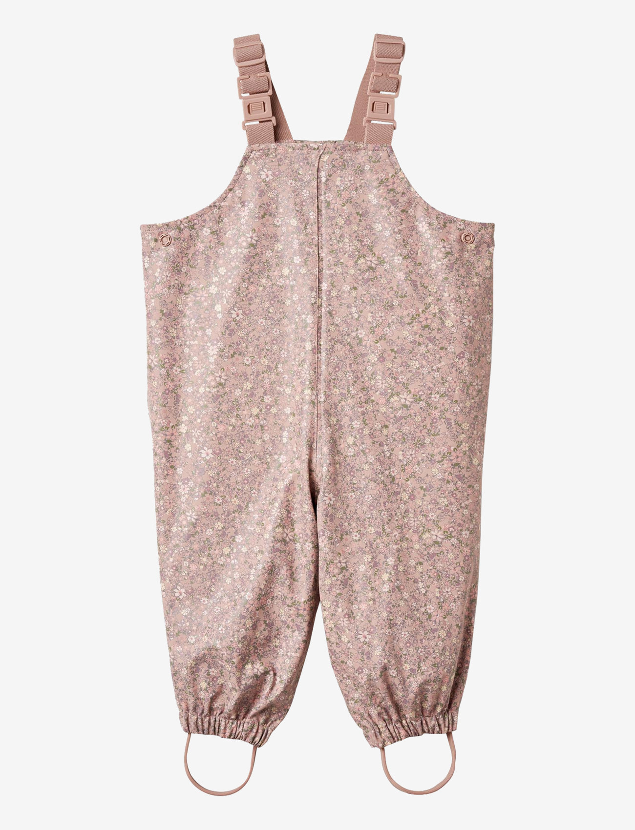 Wheat - Rainwear Charlo Overall - regnbyxor - powder flower meadow - 0