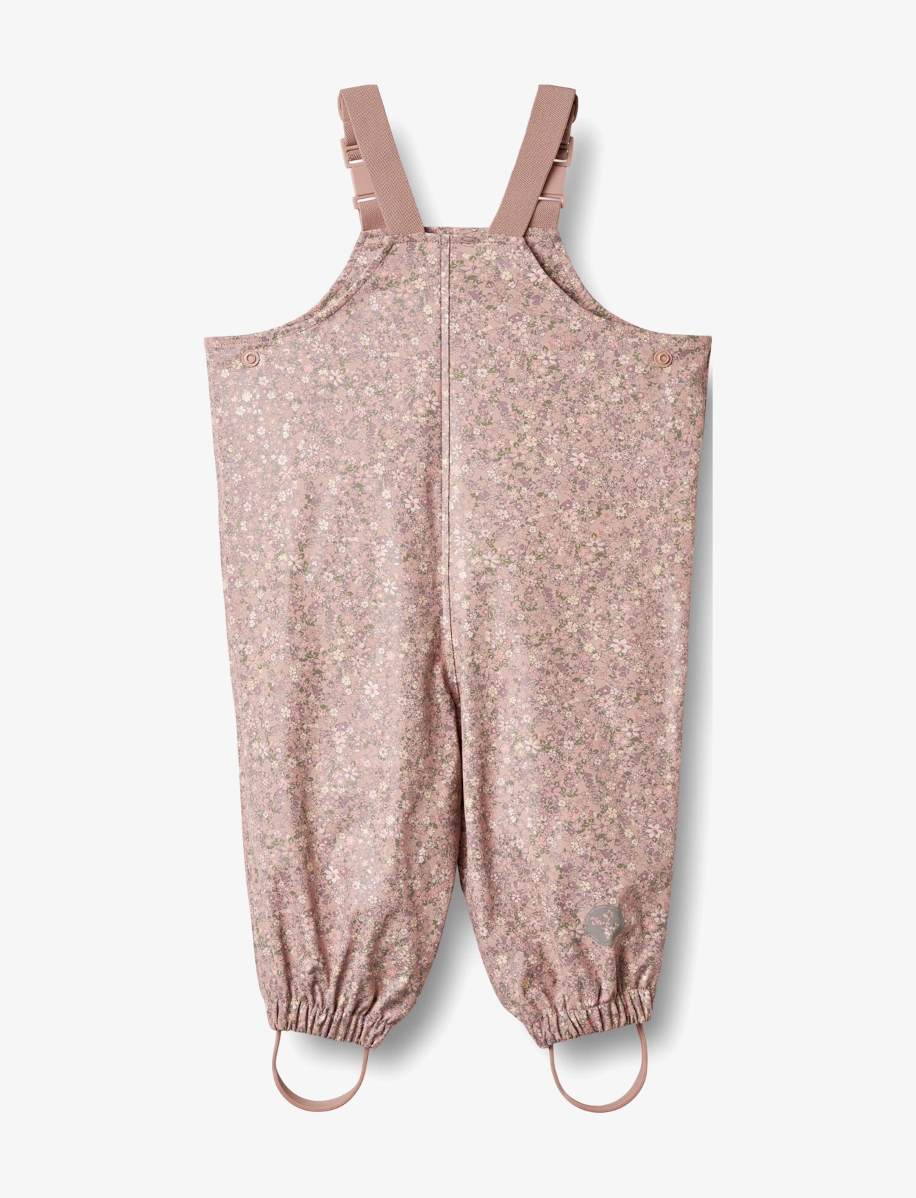 Wheat - Rainwear Charlo Overalls - regnbukser - powder flower meadow - 1
