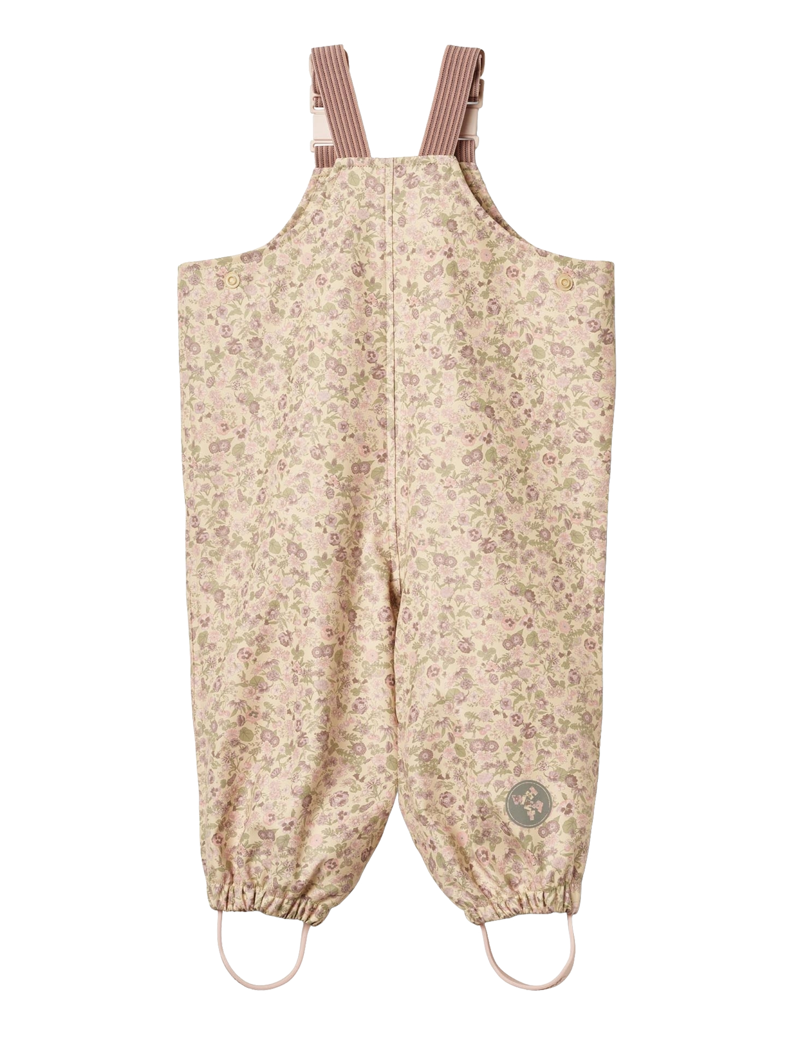 Wheat - Rainwear Charlo Overalls - bukser - rose flower field - 1