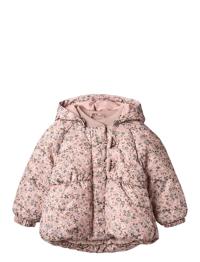 Wheat - Puffer Jacket Olga - talvitakki - rose powder flowers - 0
