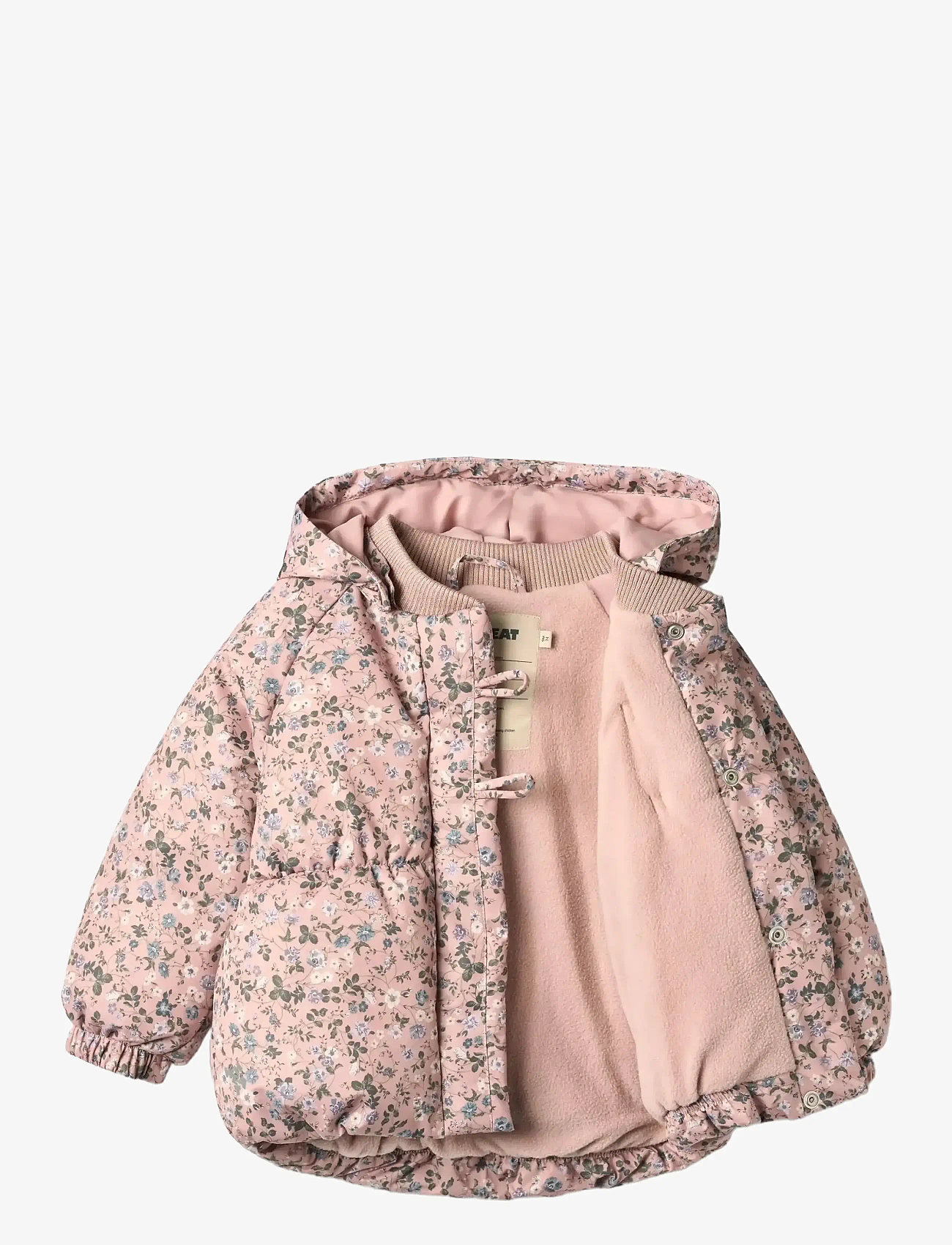 Wheat - Puffer Jacket Olga - daunen- und steppjacken - rose powder flowers - 2