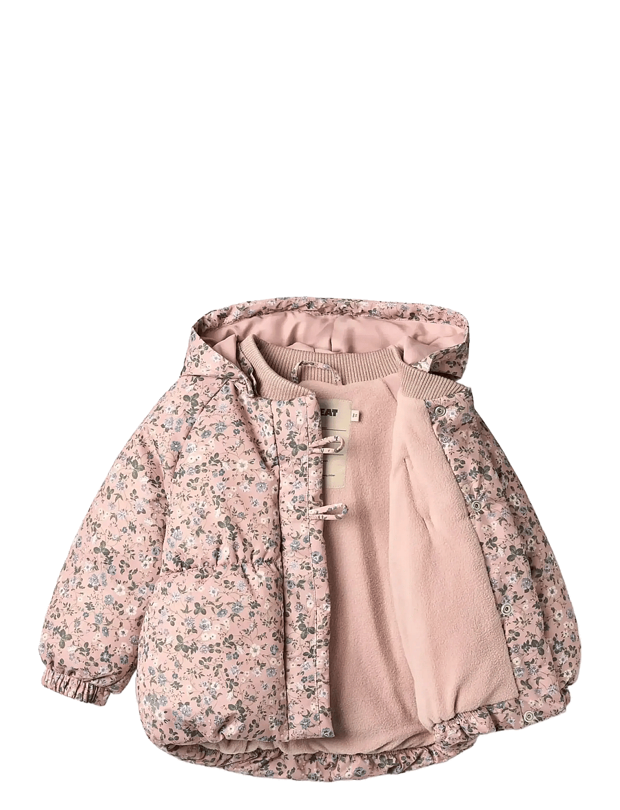 Wheat - Puffer Jacket Olga - veste d'hiver - rose powder flowers - 2
