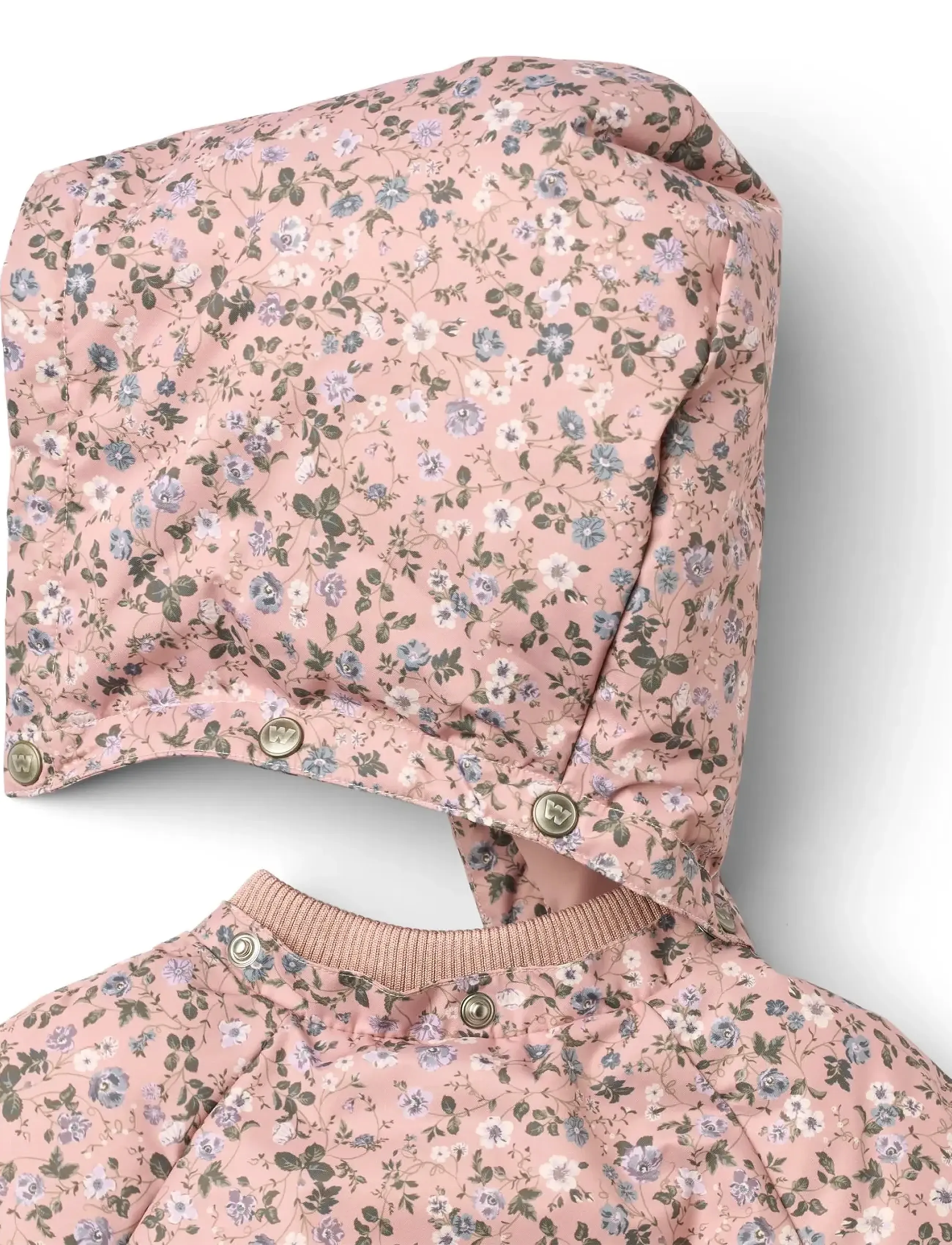 Wheat - Puffer Jacket Olga - daunen- und steppjacken - rose powder flowers - 3