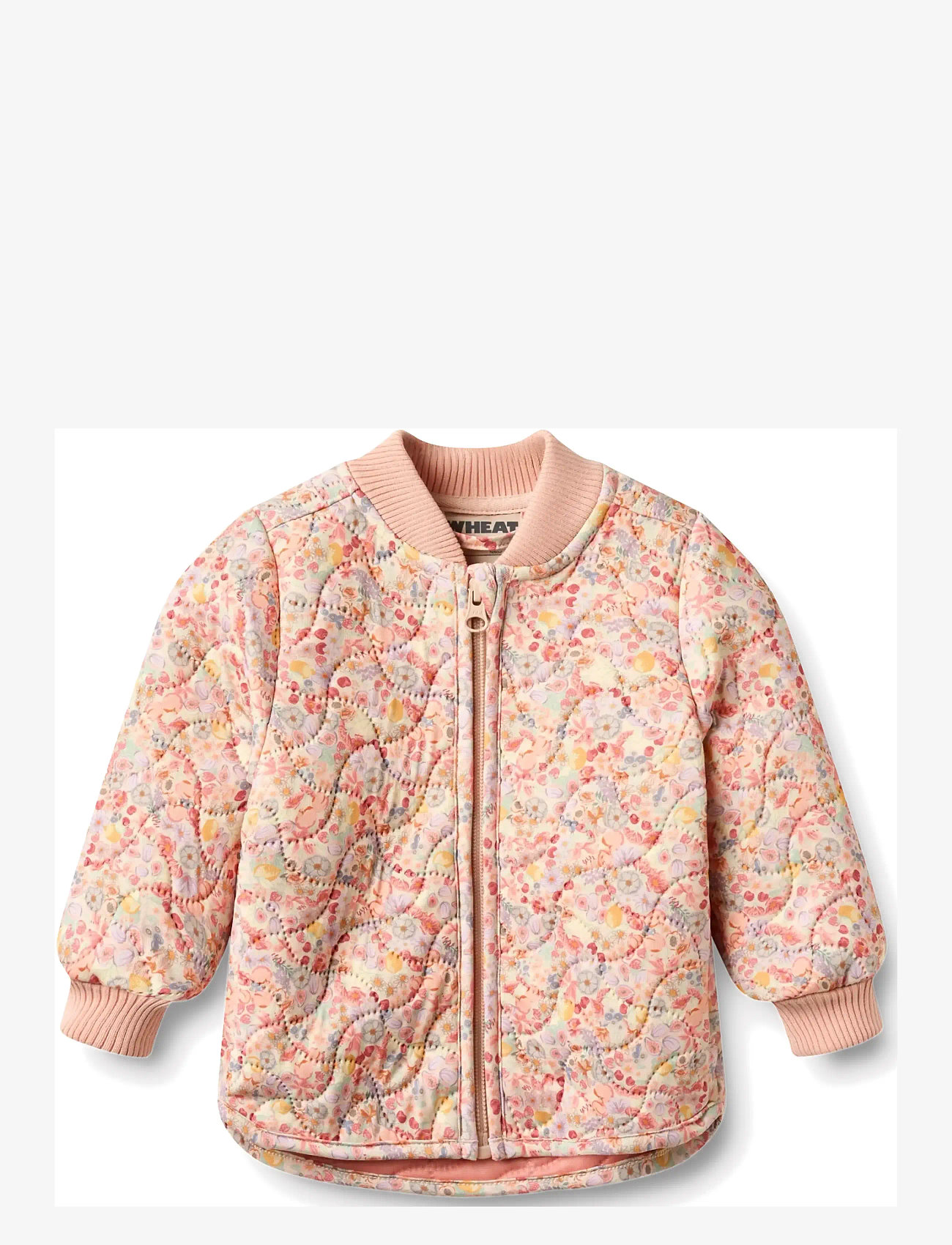 Wheat - Thermo Jacket Loui - quiltede jakker - fruits and flowers - 0