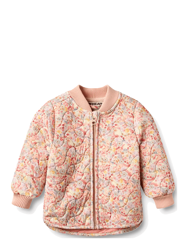 Wheat - Thermo Jacket Loui - quiltede jakker - fruits and flowers - 0
