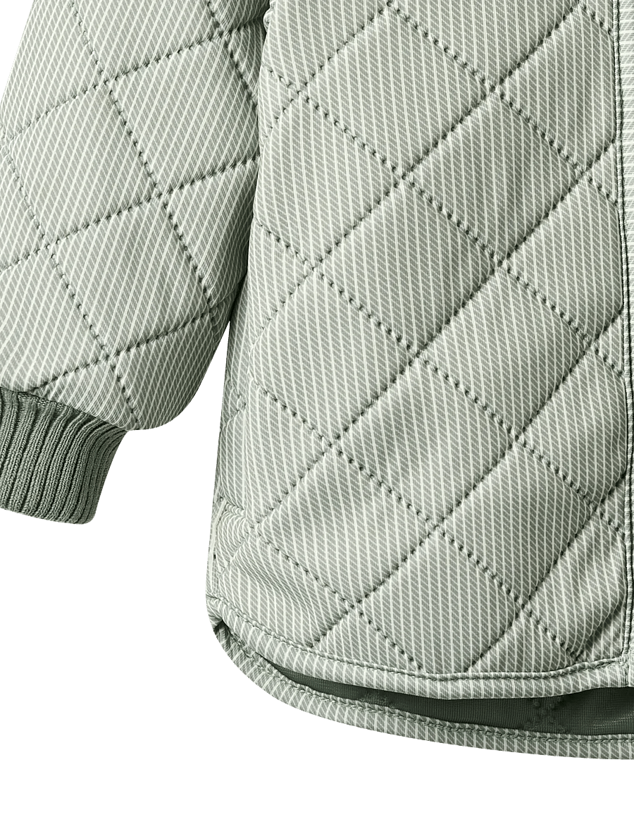 Wheat - Thermo Jacket Loui - thermo-jacken - green stripe - 3