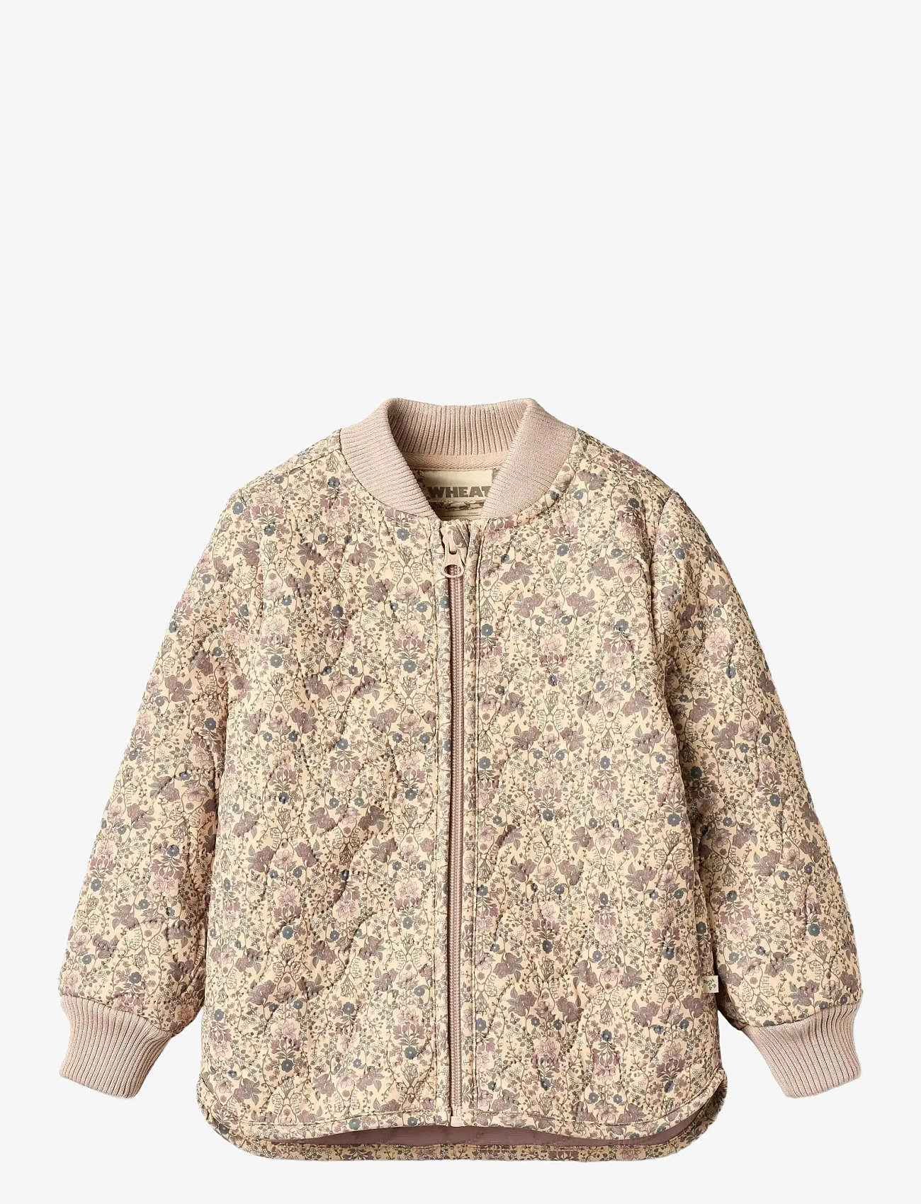 Wheat - Thermo Jacket Loui - efterårsjakker - mellow peach tapestry - 0