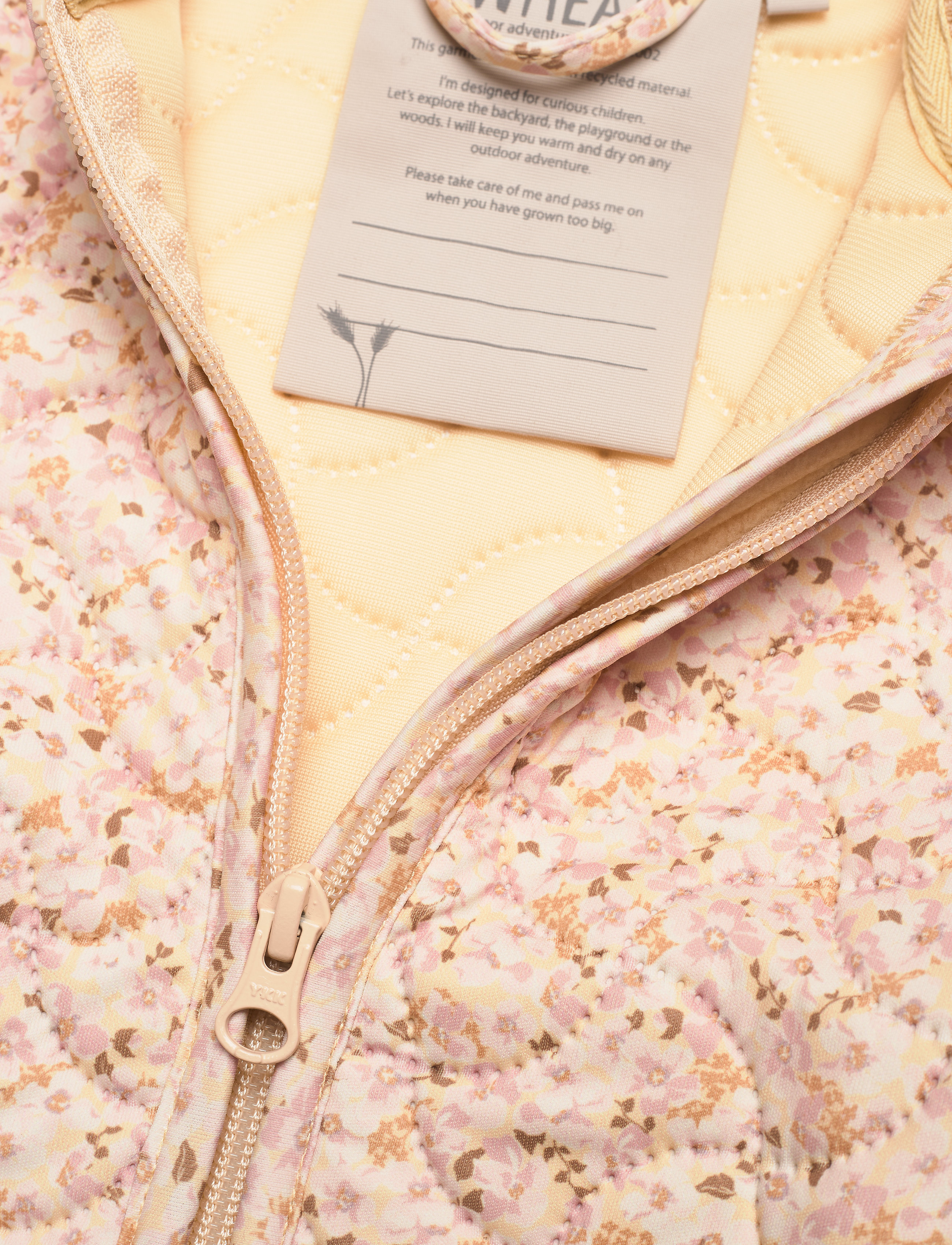 Wheat - Thermo Jacket Loui LTD - soft beige flowers - 2
