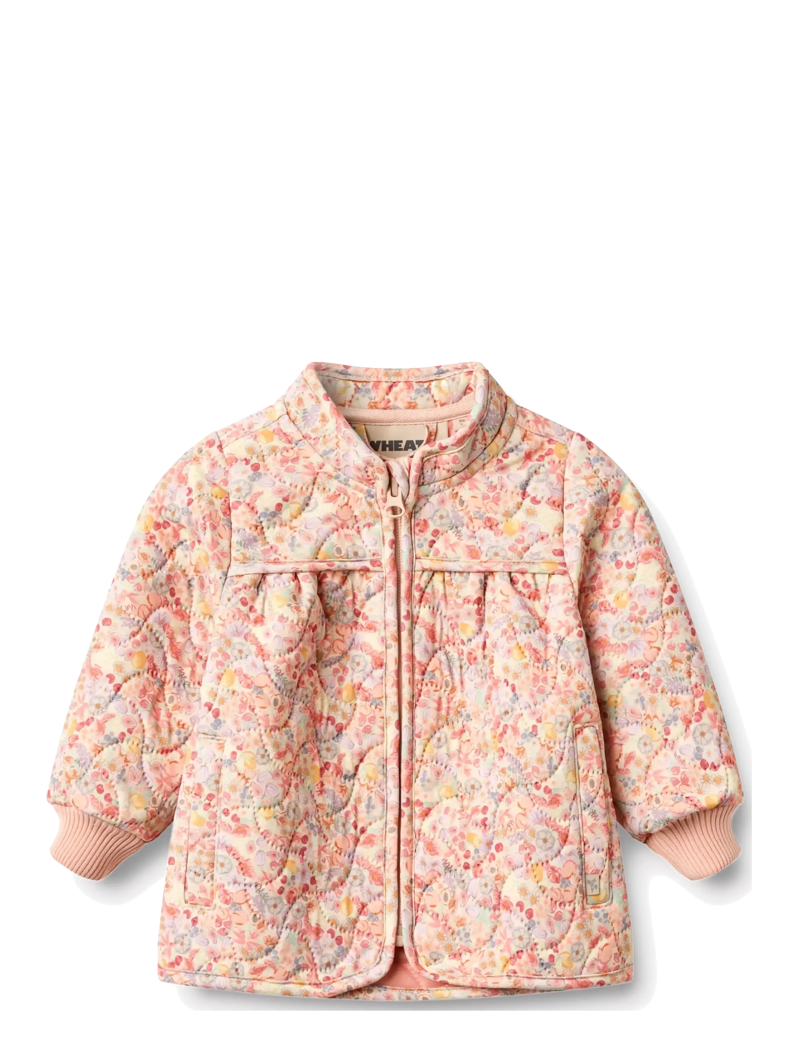 Wheat Thermo Jacket Thilde - Thermo - FRUITS AND FLOWERS / pink/rose