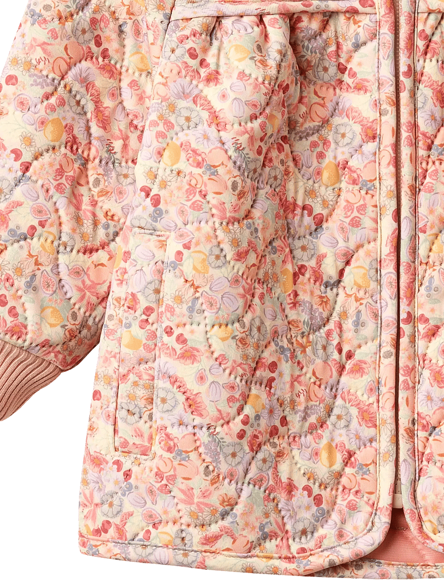 Wheat - Thermo Jacket Thilde - dygsniuotosios striukės - fruits and flowers - 2
