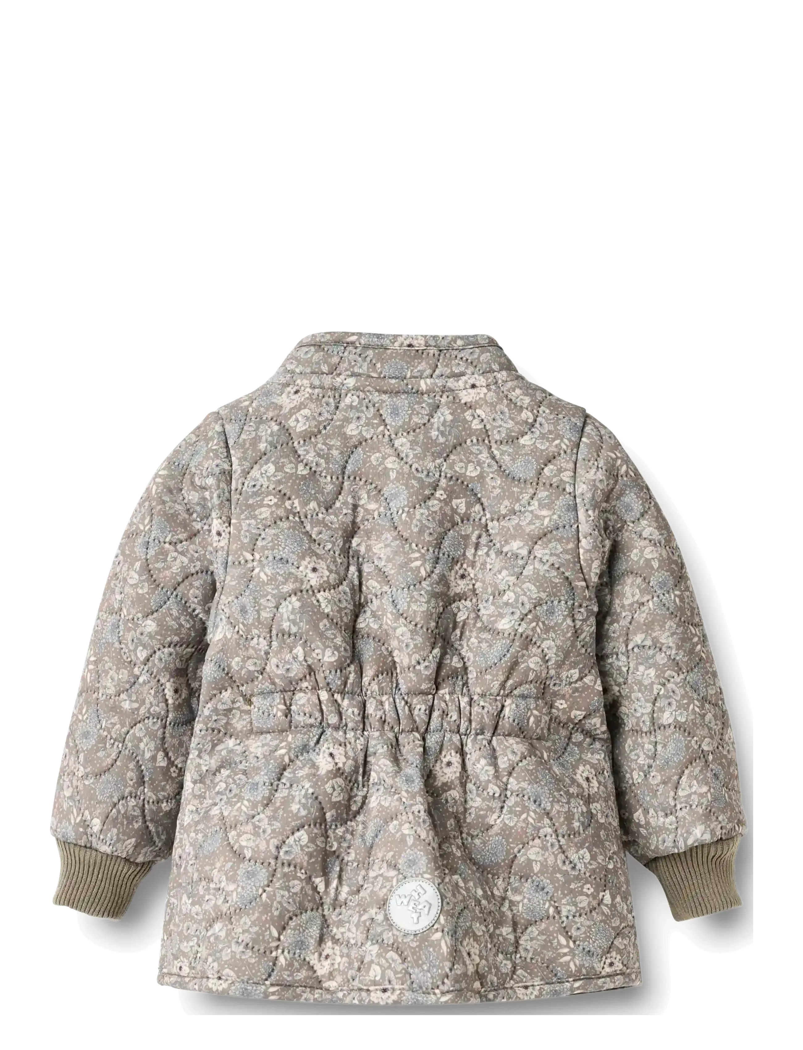 Wheat - Thermo Jacket Thilde - tepitud joped - grey stone flowers - 1