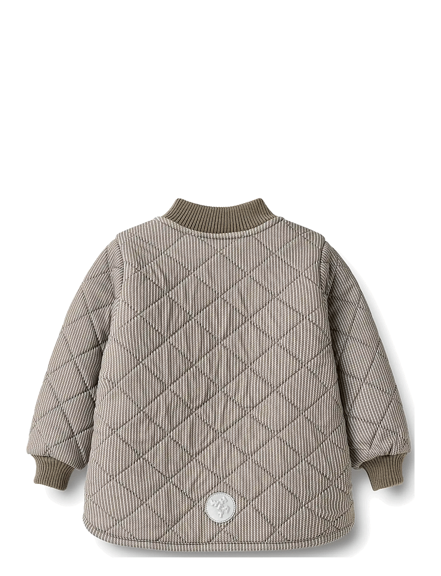 Wheat - Thermo Jacket Benni - termojakker - brown stripe - 1