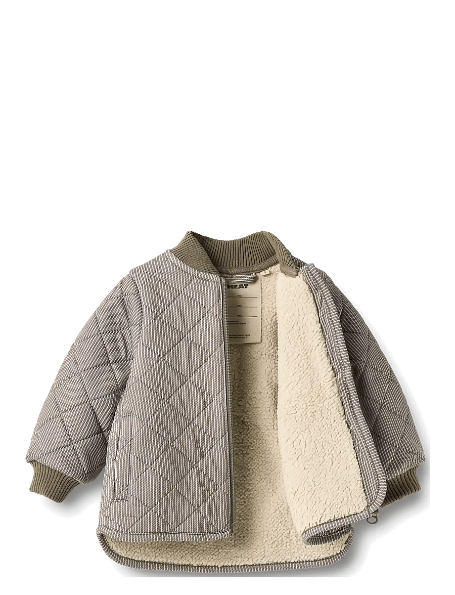 Wheat - Thermo Jacket Benni - termojakker - brown stripe - 2