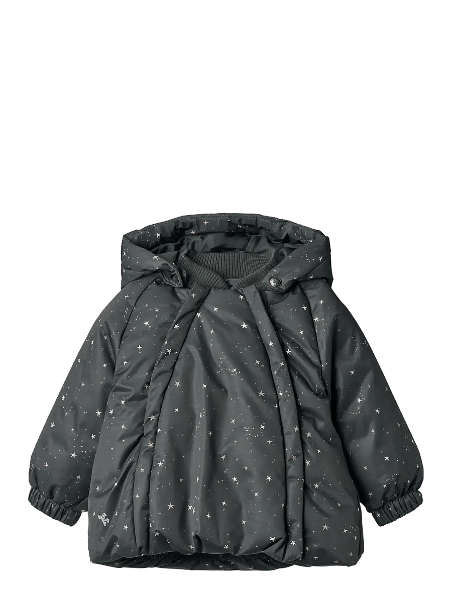 Wheat - Puffer Jacket Morgen - vinterjakker - black sea stars - 0