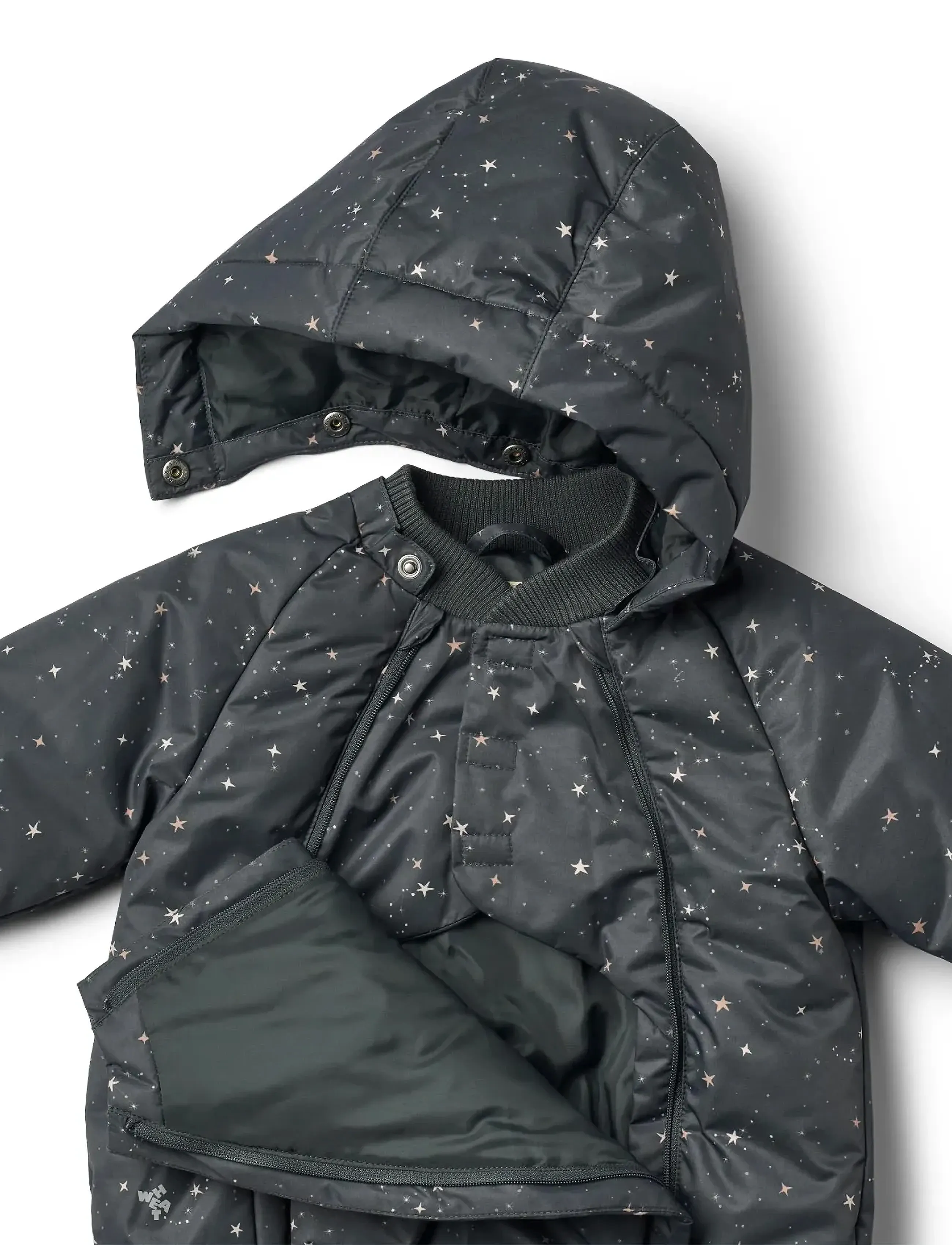 Wheat - Puffer Jacket Morgen - dunjackor & fodrade jackor - black sea stars - 3