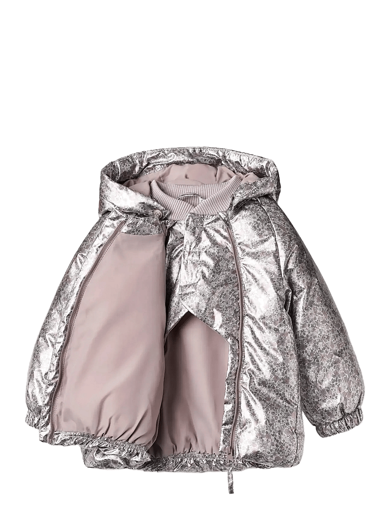 Wheat - Puffer jacket Morgen - vinterjackor - silver flower meadow - 3