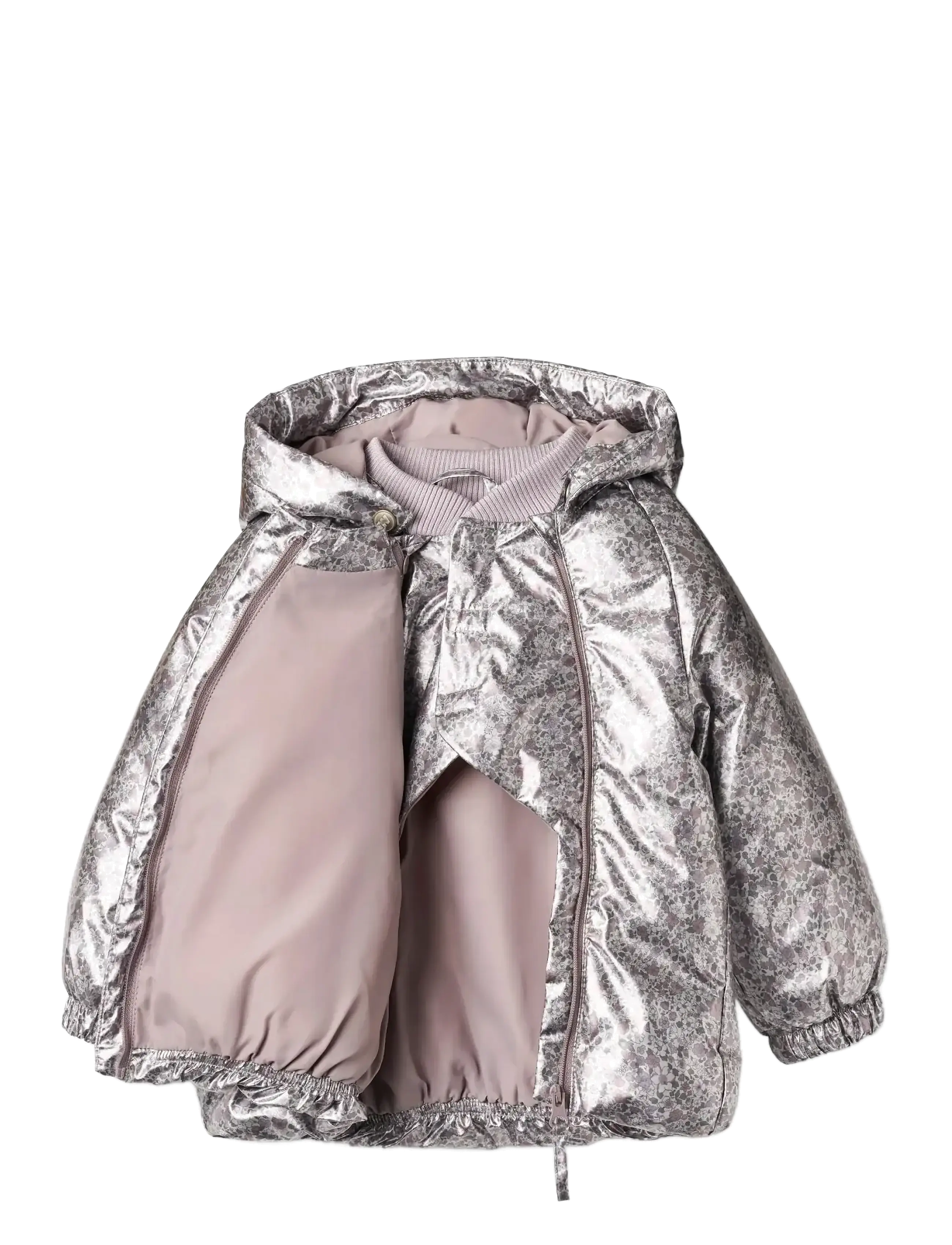 Wheat - Puffer Jacket Morgen - daunen- und steppjacken - silver flower meadow - 3
