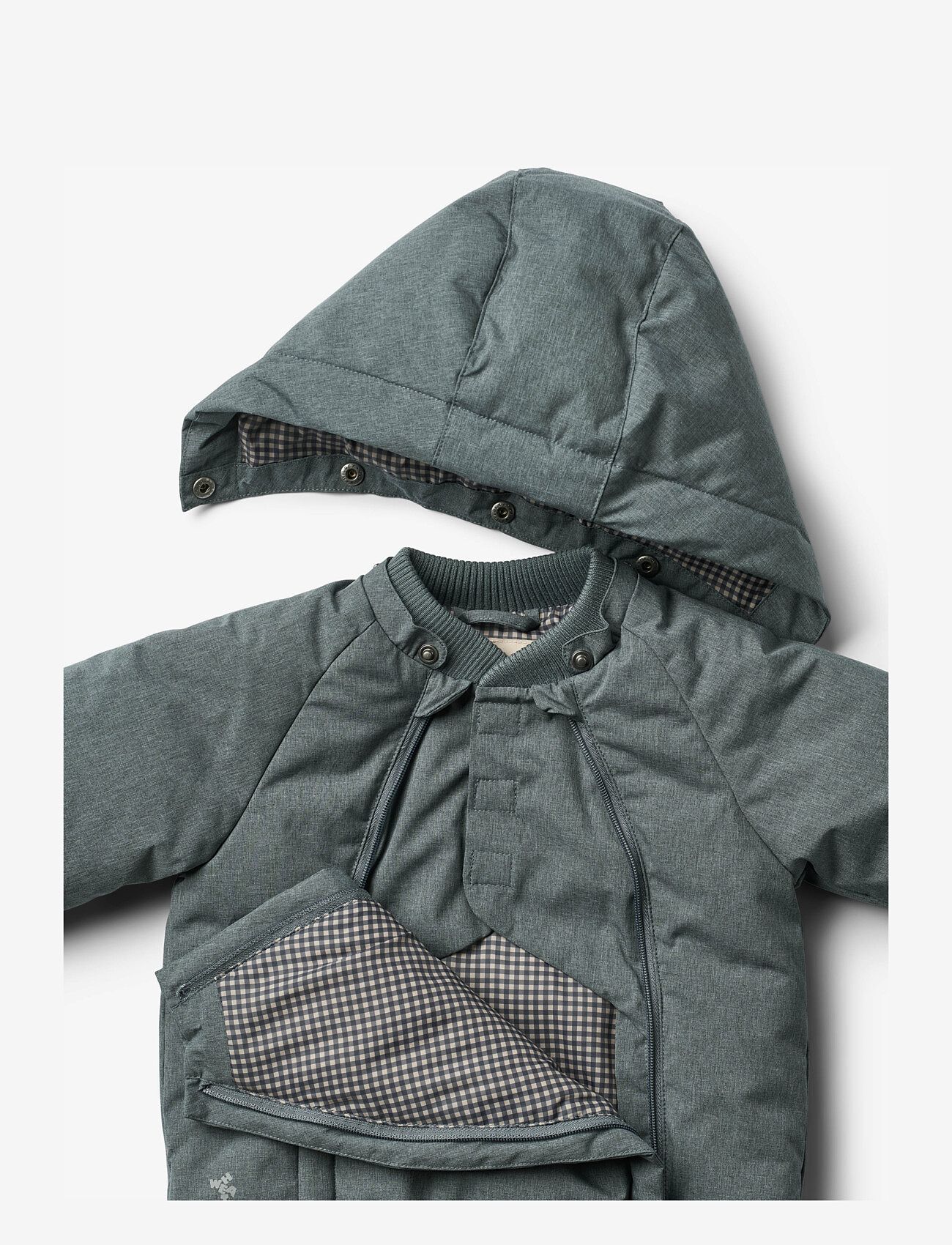 Wheat - Puffer Jacket Morgen - ink melange - 3