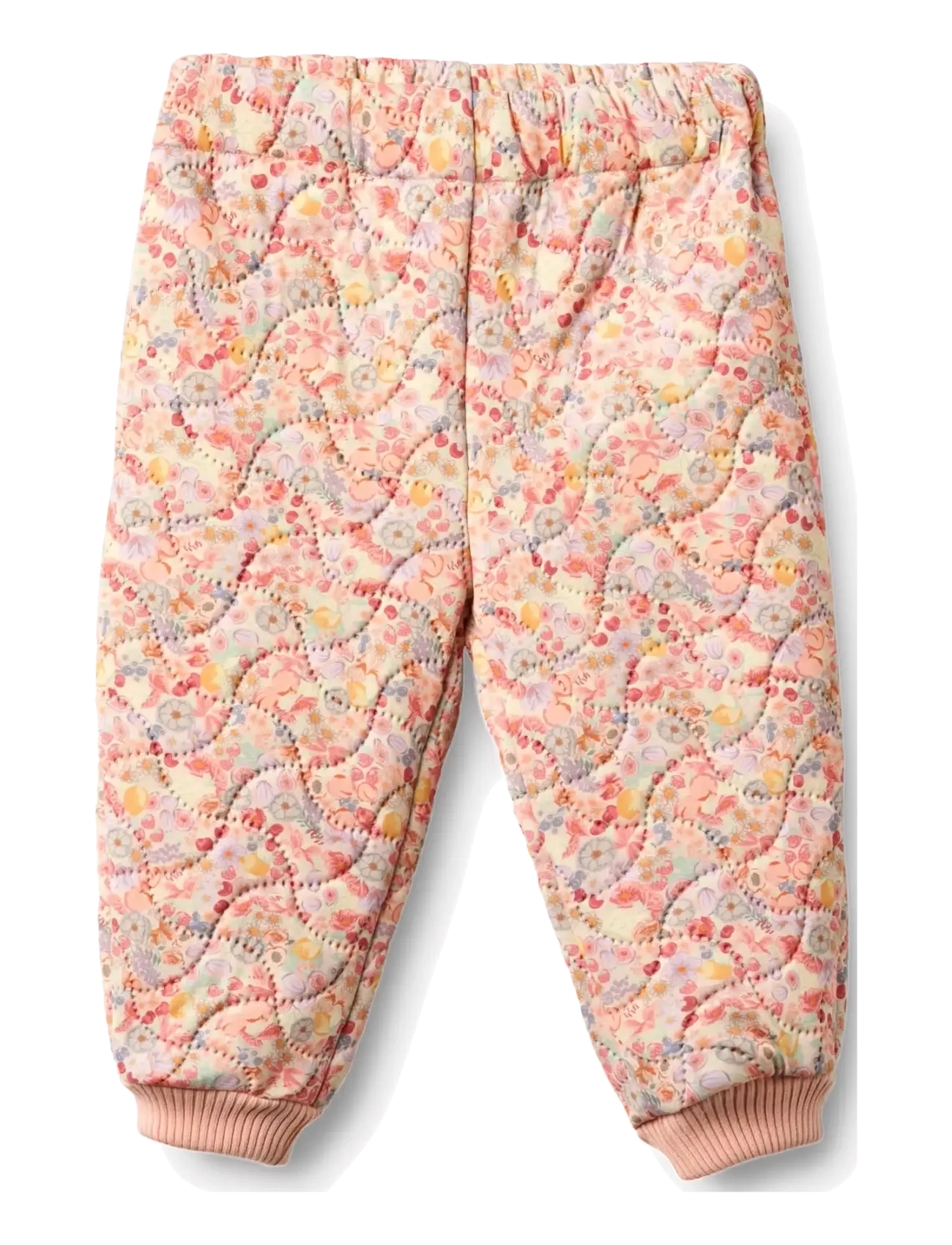Wheat Thermo Pants Alex - Termokläder - FRUITS AND FLOWERS / pink/rose