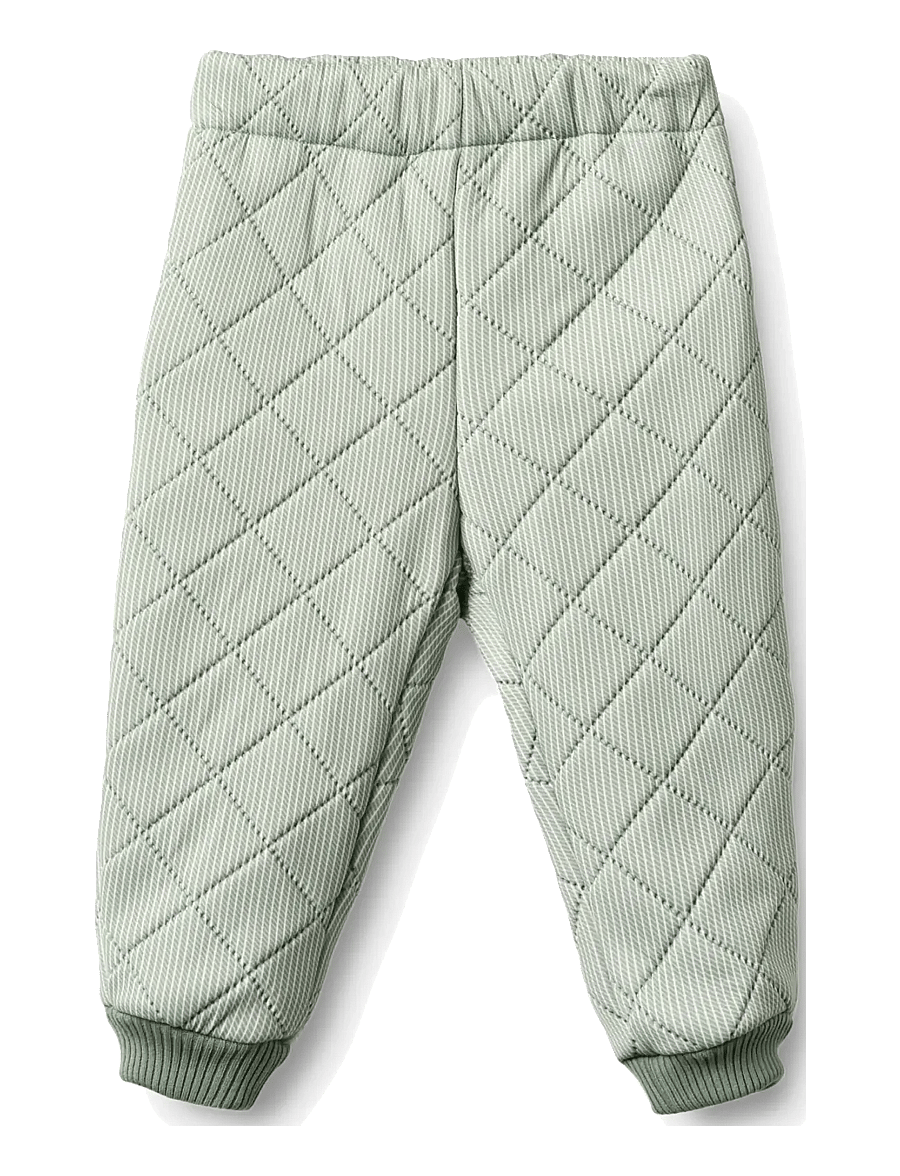Wheat - Thermo Pants Alex - termopüksid - green stripe - 0