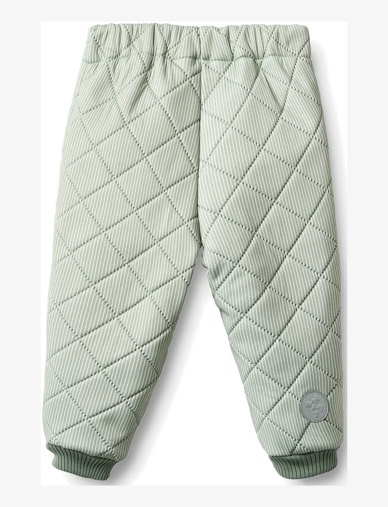 Wheat - Thermo Pants Alex - kattepüksid - green stripe - 1