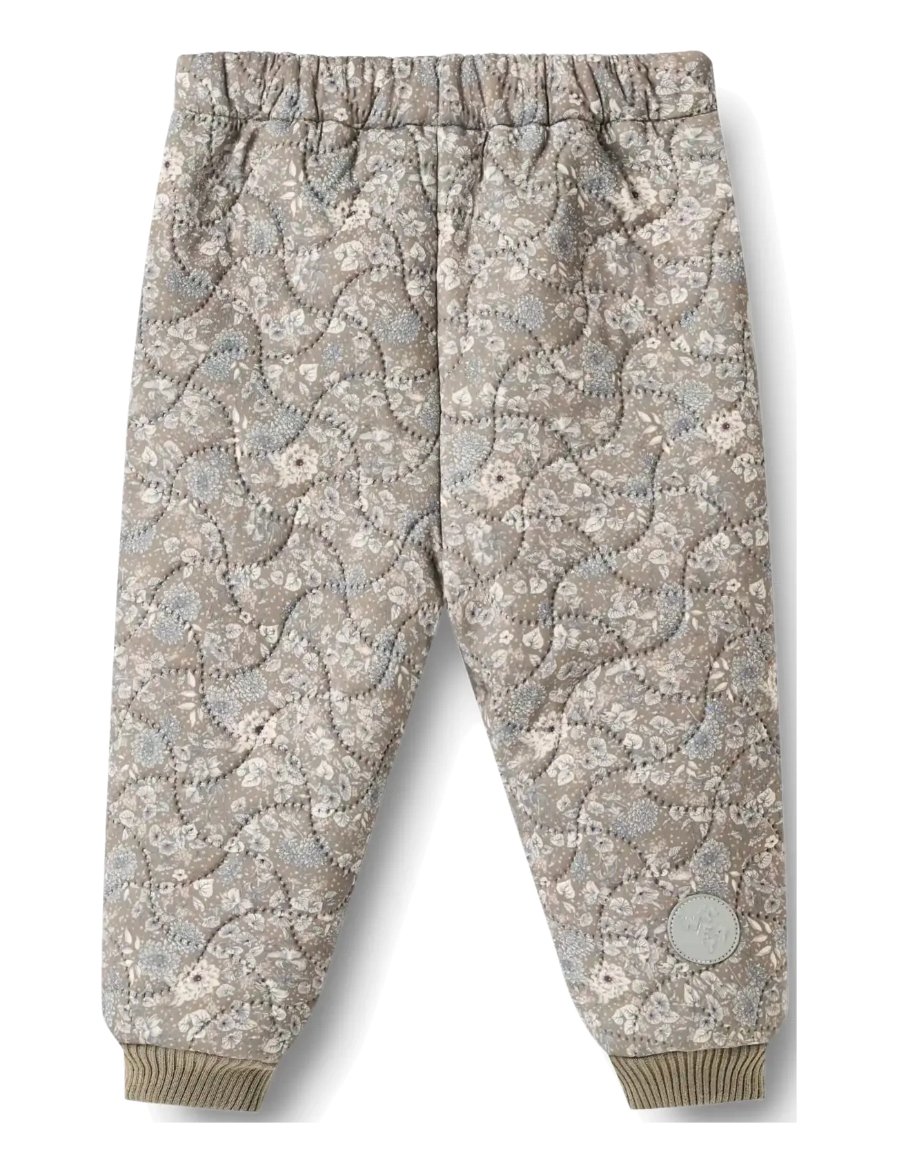 Wheat - Thermo Pants Alex - thermo-hose - grey stone flowers - 1