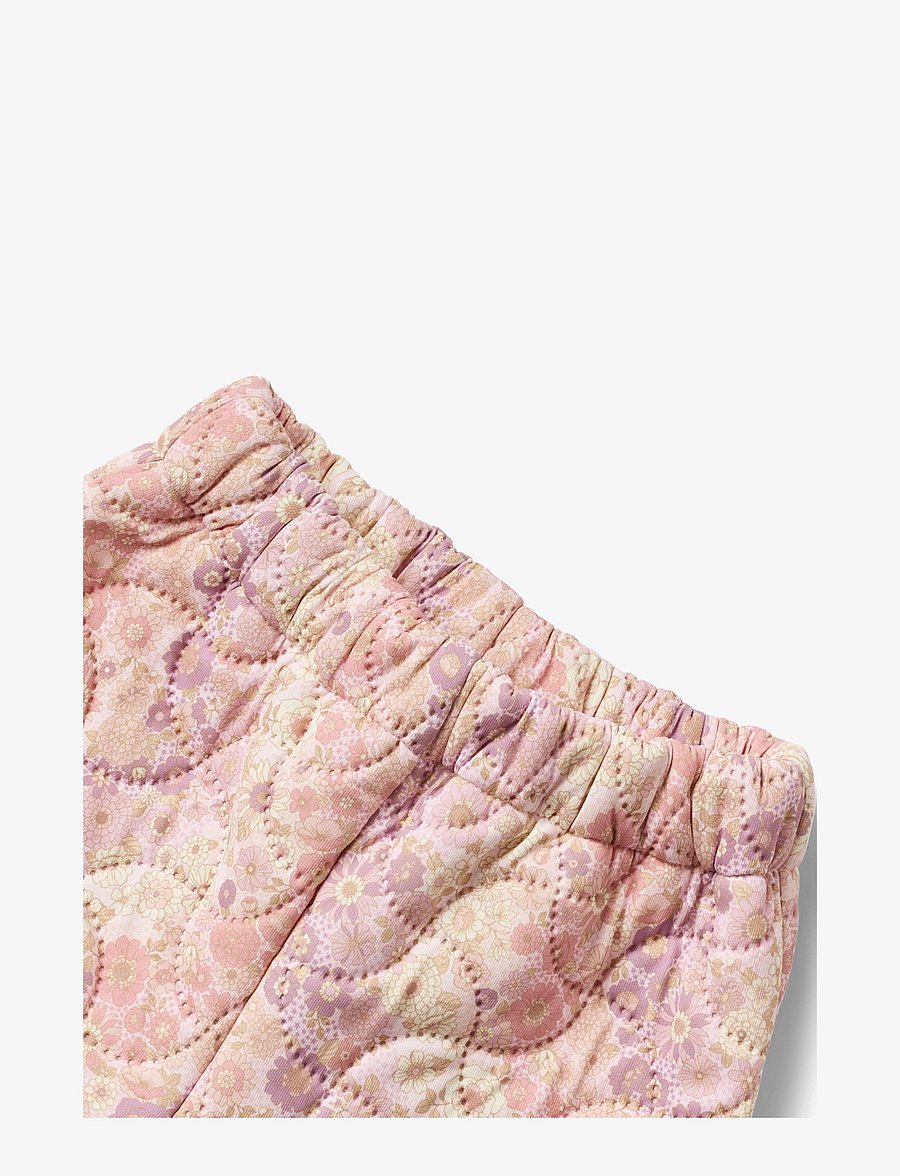 Wheat - Thermo Pants Alex - termobukser - lilac flower rainbow - 2