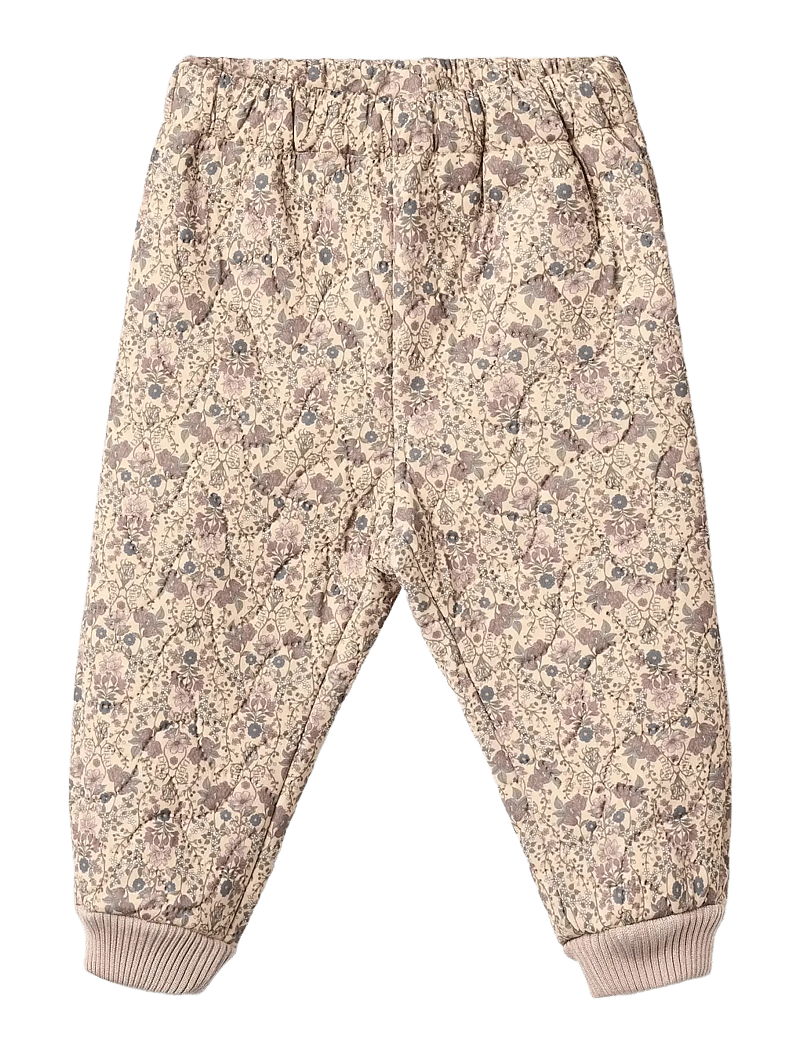 Wheat - Thermo Pants Alex - termobukser - mellow peach tapestry - 0
