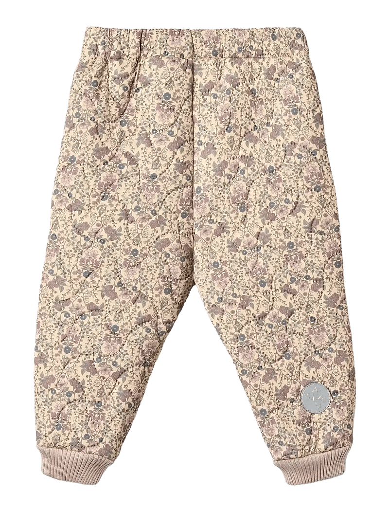 Wheat - Thermo Pants Alex - termobukser - mellow peach tapestry - 1