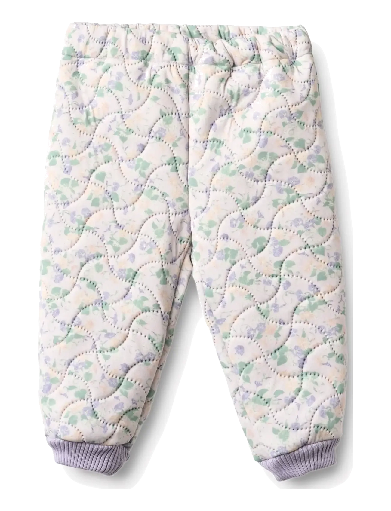 Wheat Thermo Pants Alex, 92, Purple, Termo-Overtøj > Termo-Bukser, Børn