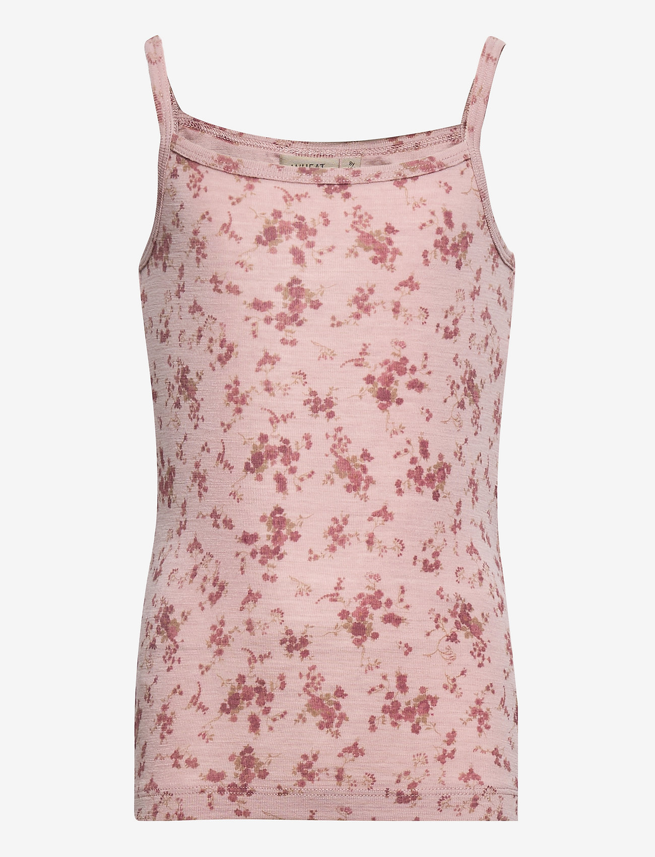 Girls Wool Singlet - ROSE FLOWERS
