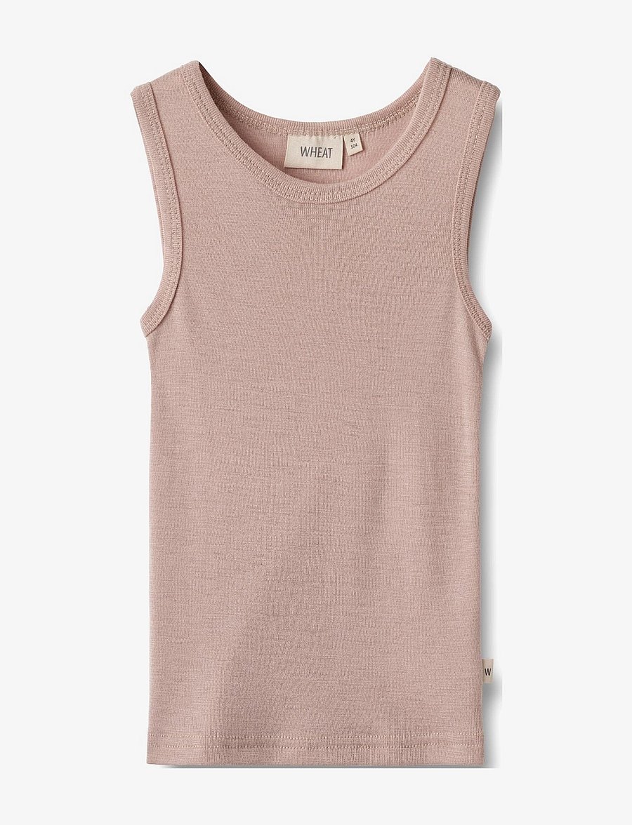 Wheat - Wool Singlet Iggy - Õlapaeltega topid - dry rose - 0