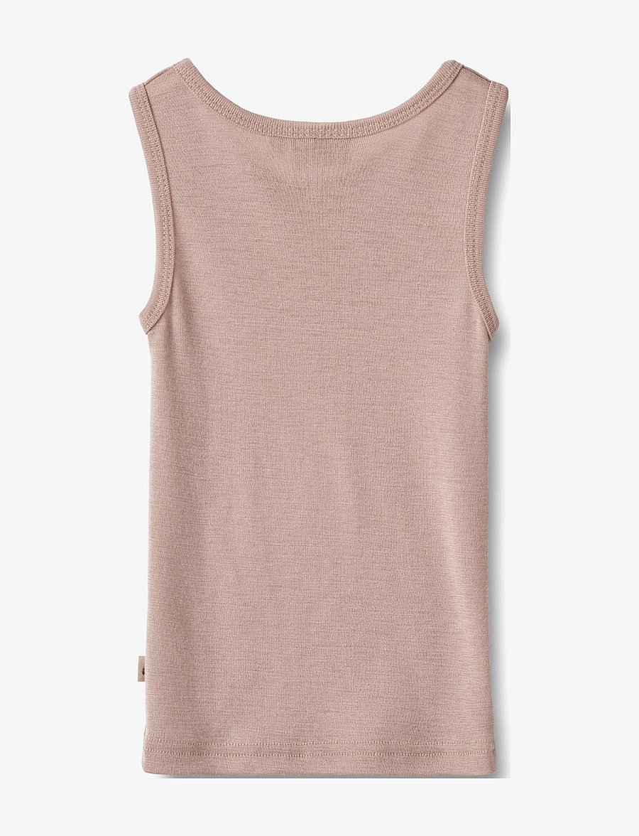Wheat - Wool Singlet Iggy - Õlapaeltega topid - dry rose - 1