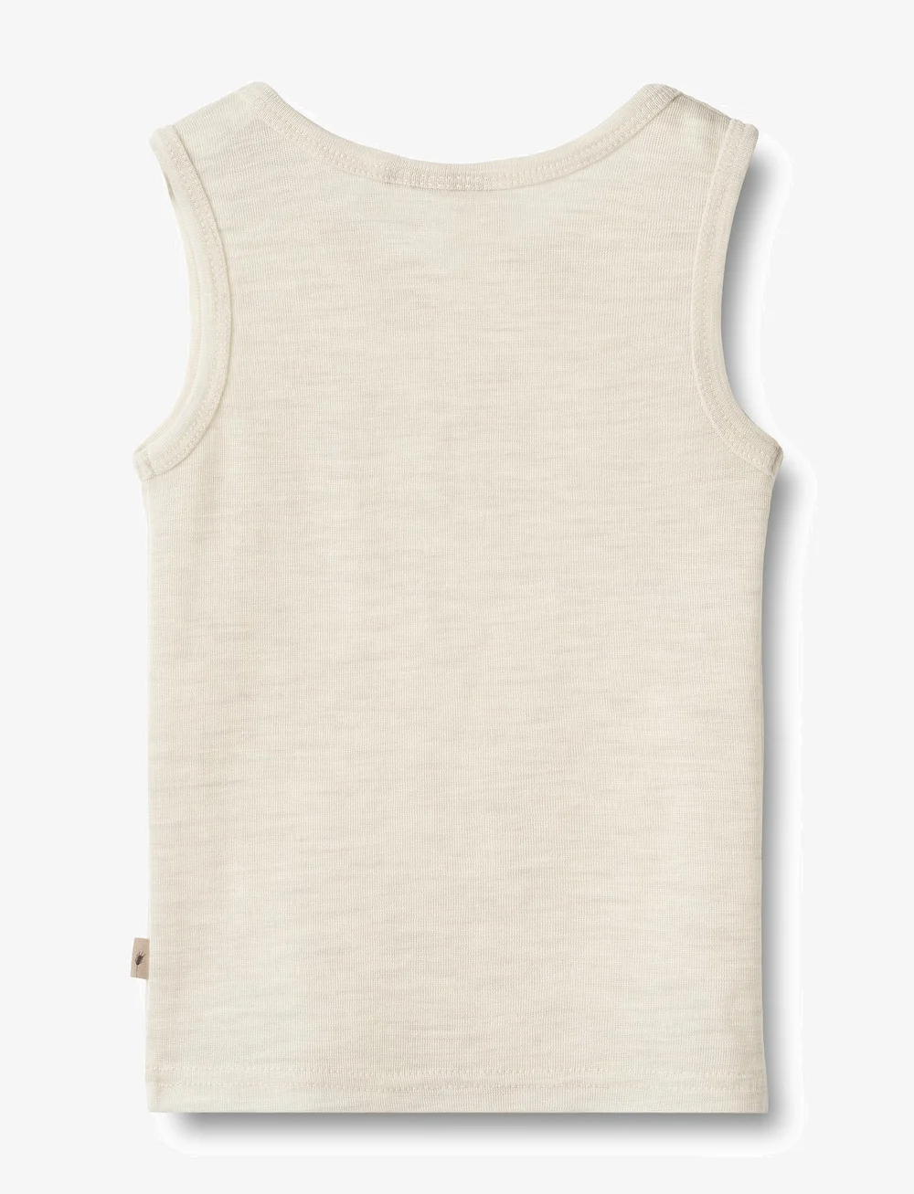 Wheat - Wool Singlet Iggy - Ærmeløs undertrøje - eggshell melange - 1
