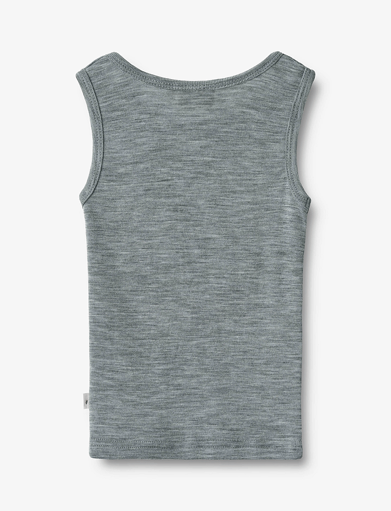 Wheat - Wool Singlet Iggy - Ærmeløs undertrøje - melange grey - 1