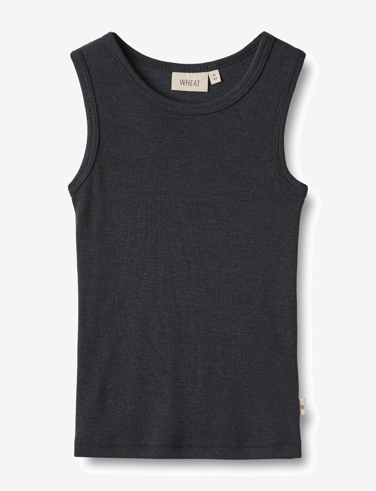 Wheat - Wool Singlet Iggy - linnen - navy - 0
