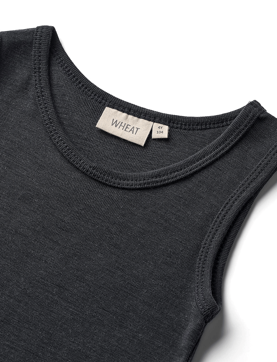 Wheat - Wool Singlet Iggy - tanktops - navy - 2