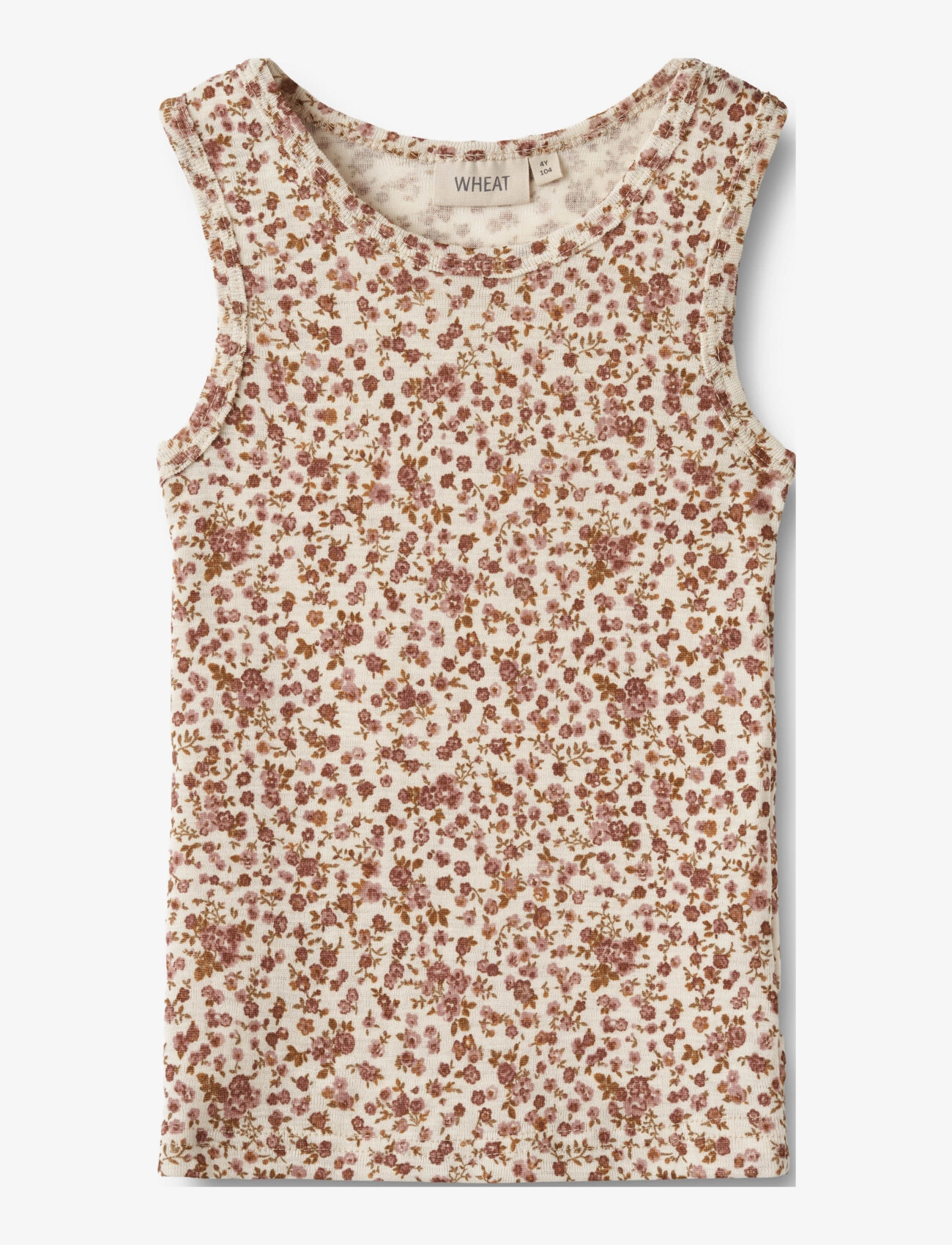 Wheat - Wool Singlet Iggy - tanktops - rose flowers - 0