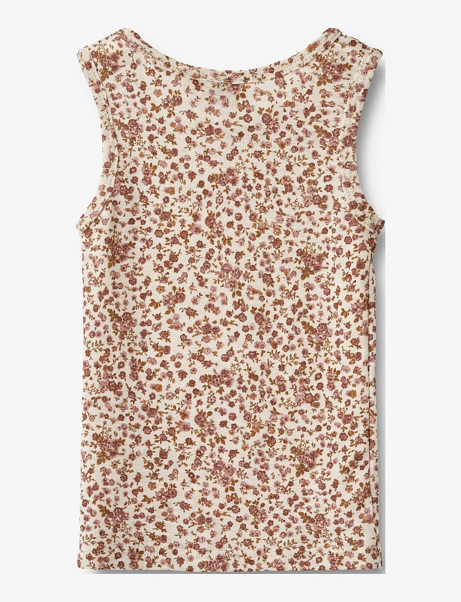 Wheat - Wool Singlet Iggy - tanktops - rose flowers - 1