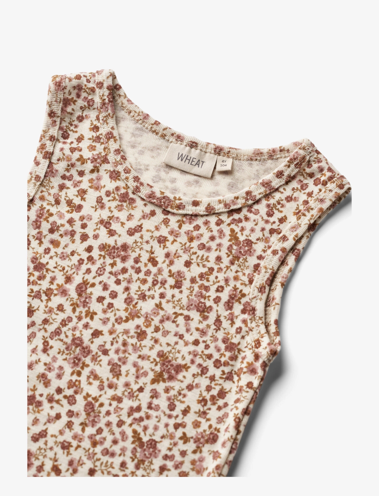 Wheat - Wool Singlet Iggy - tanktops - rose flowers - 2