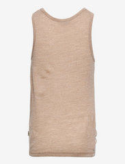 Wheat - Boys Wool Singlet - khaki melange - 1
