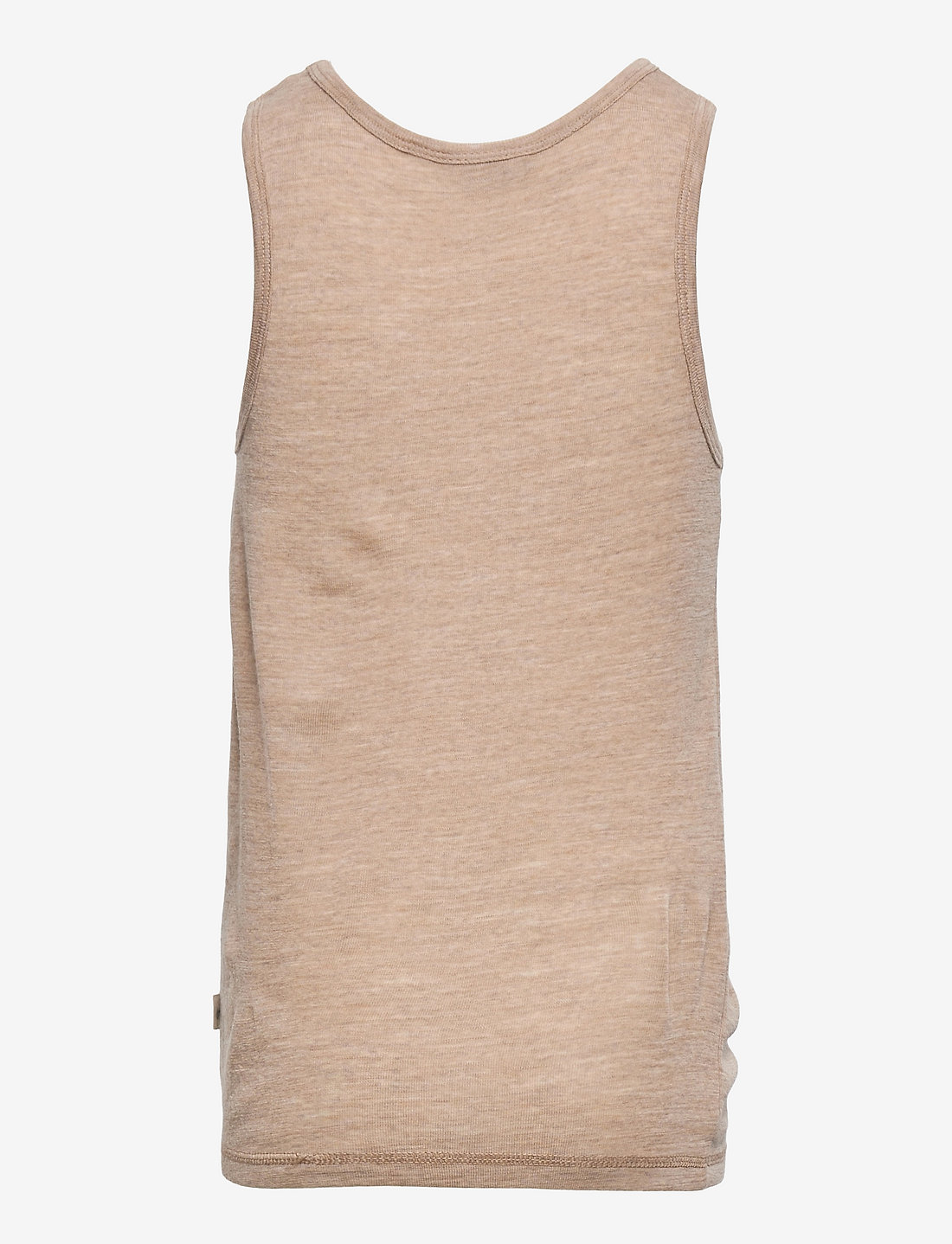 Wheat - Boys Wool Singlet - khaki melange - 1
