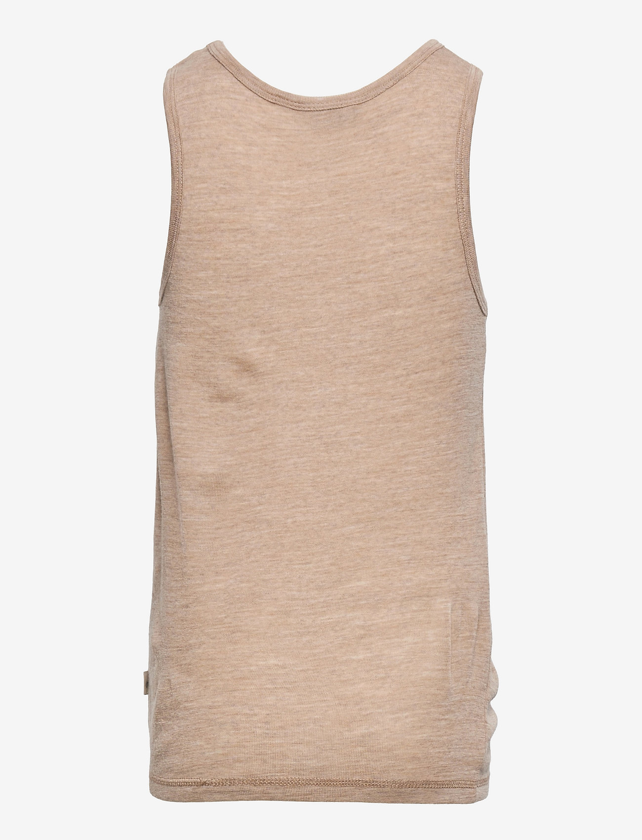 Wheat - Boys Wool Singlet - khaki melange - 1