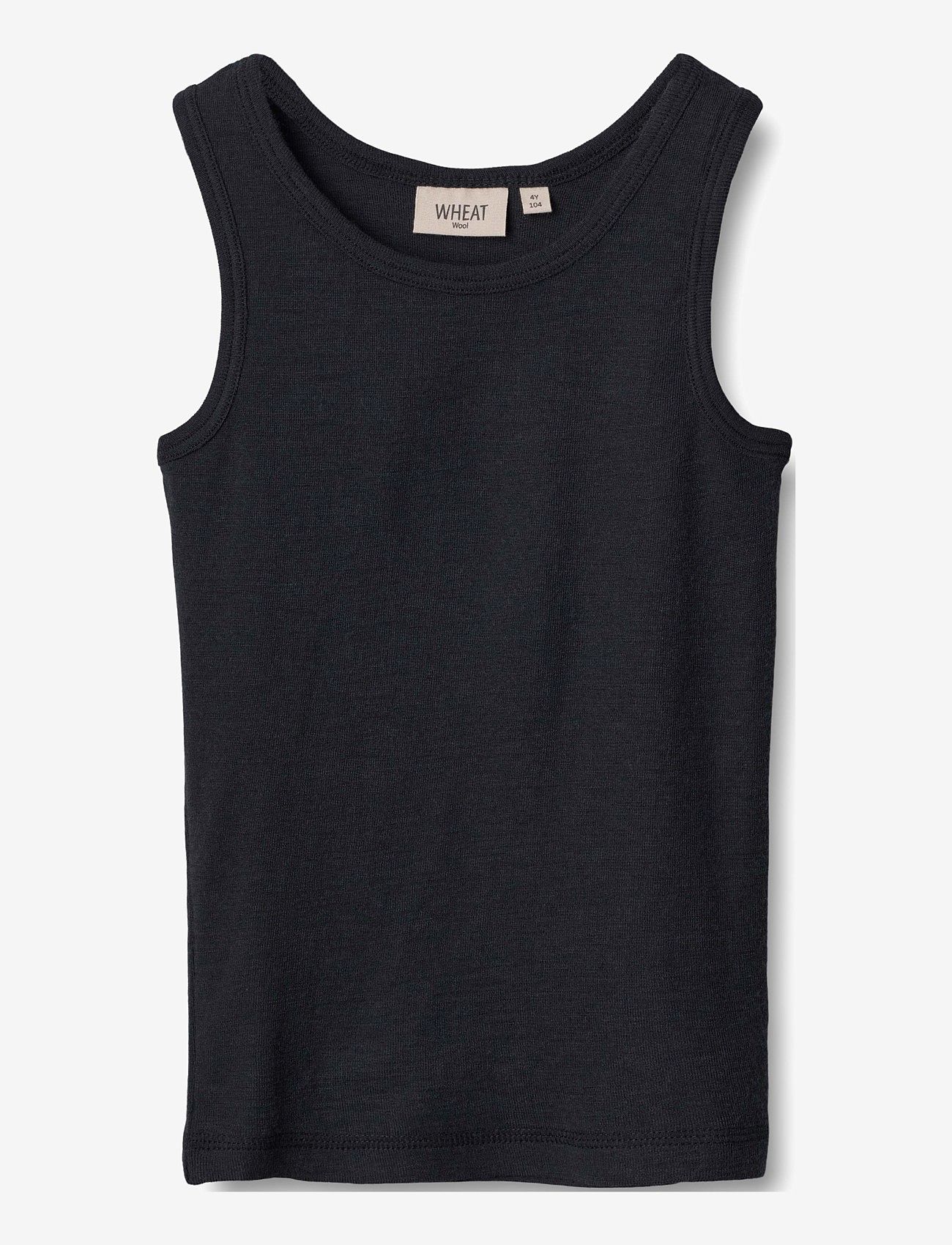 Wheat - Wool Singlet Iggy - navy - 0