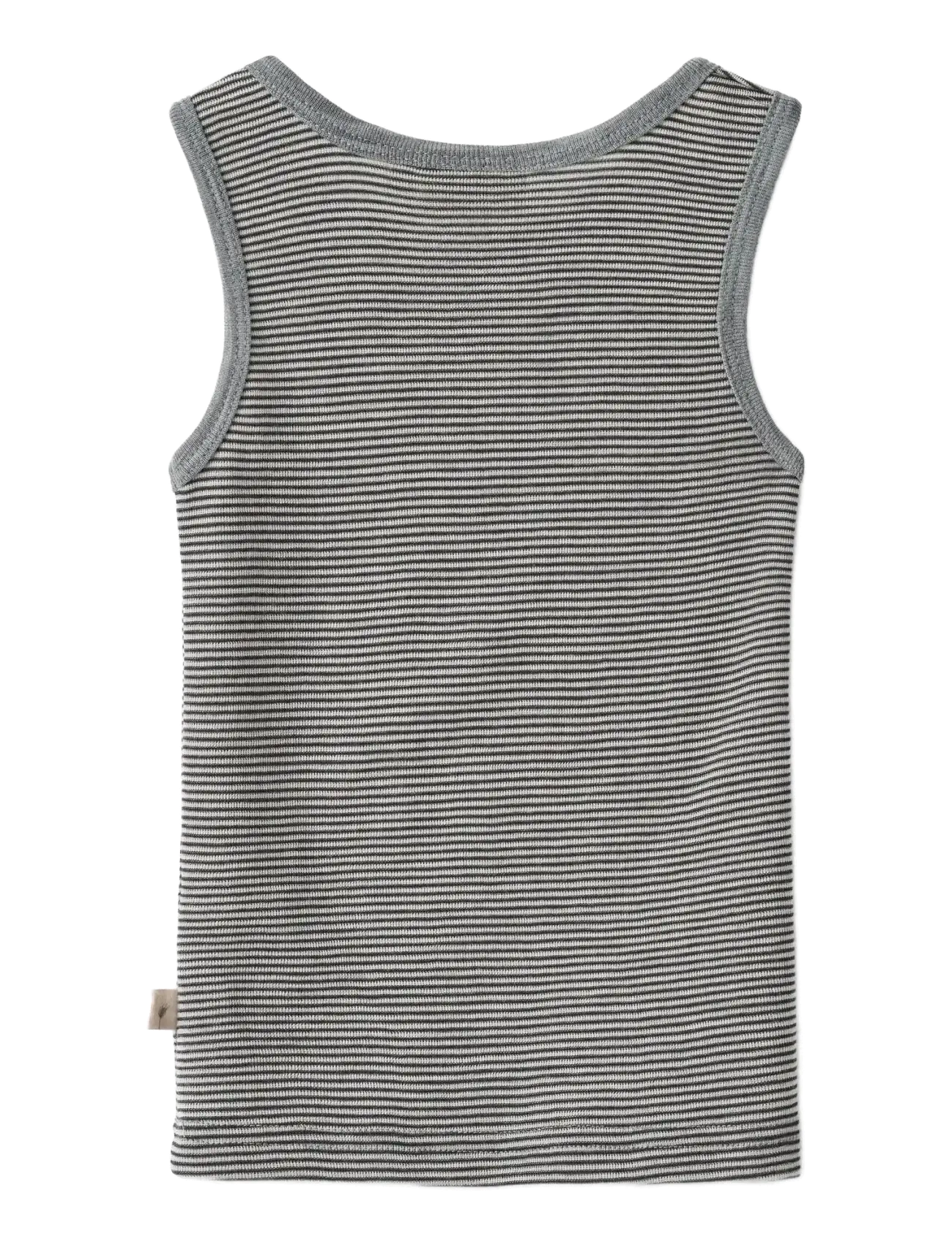 Wheat - Wool Singlet Iggy - navy stripe - 1