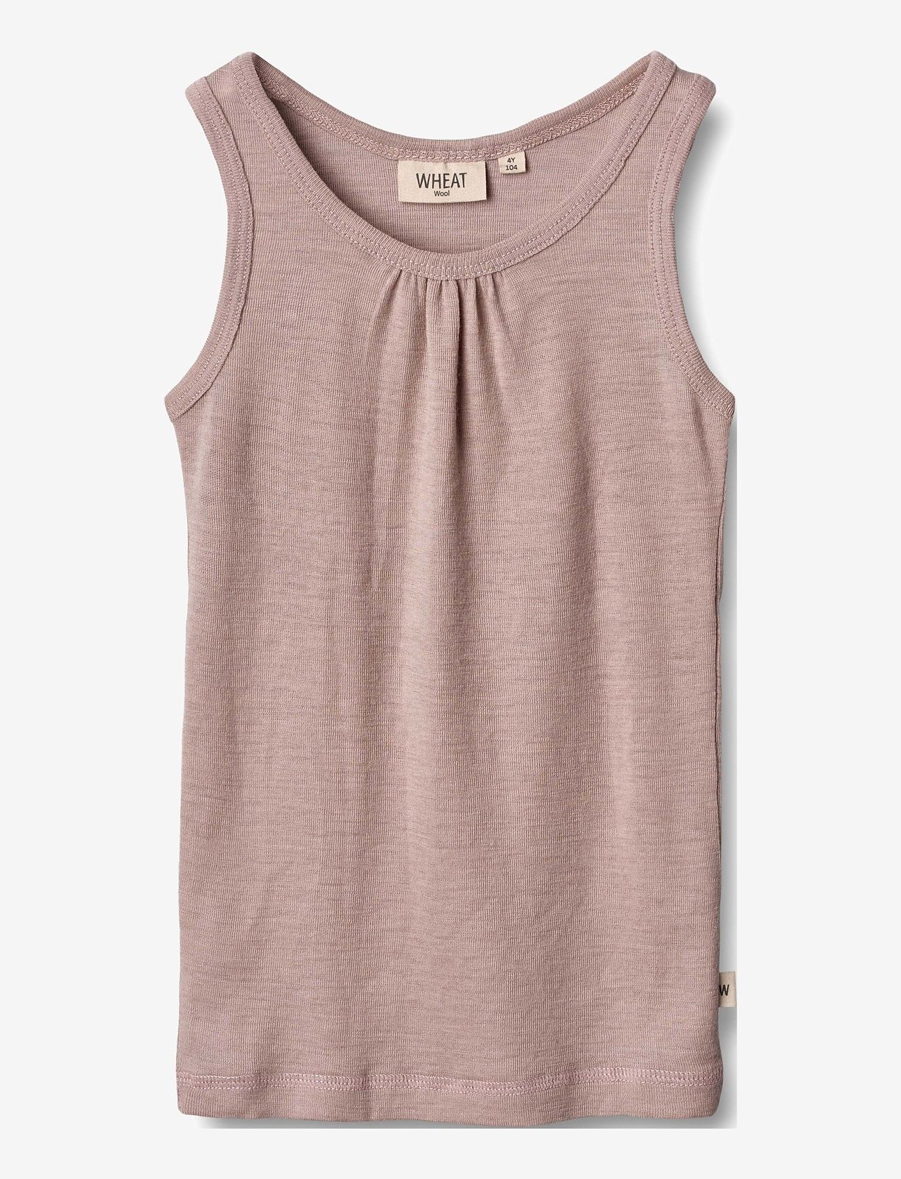 Wheat - Wool Singlet Elga - dark powder - 0