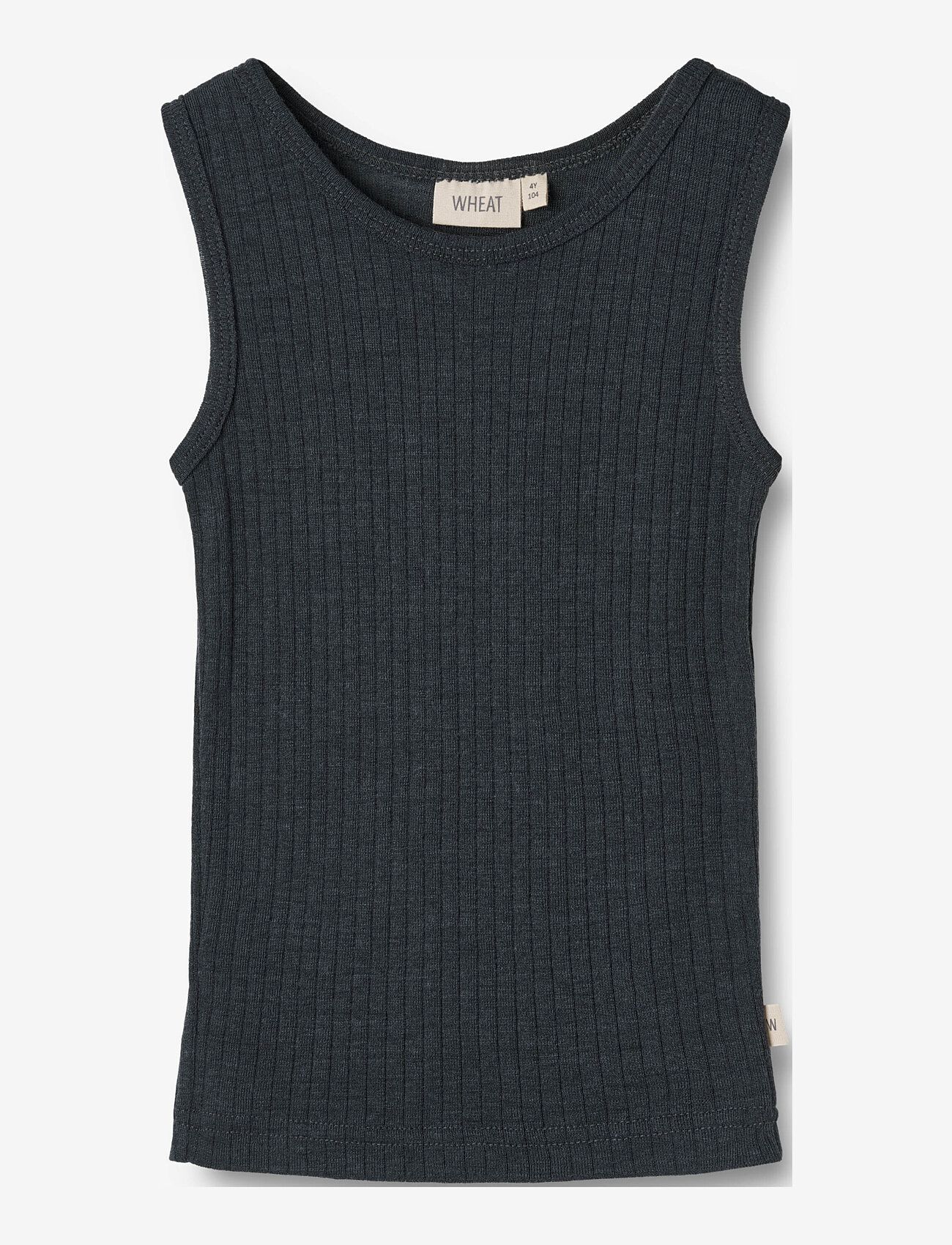 Wheat - Wool Silk Singlet Iggy - Ærmeløs undertrøje - navy - 0