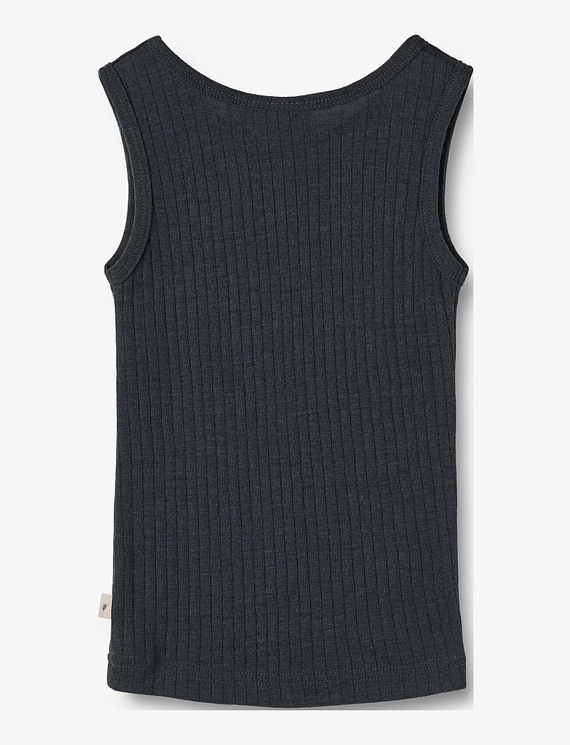 Wheat - Wool Silk Singlet Iggy - Ærmeløs undertrøje - navy - 1