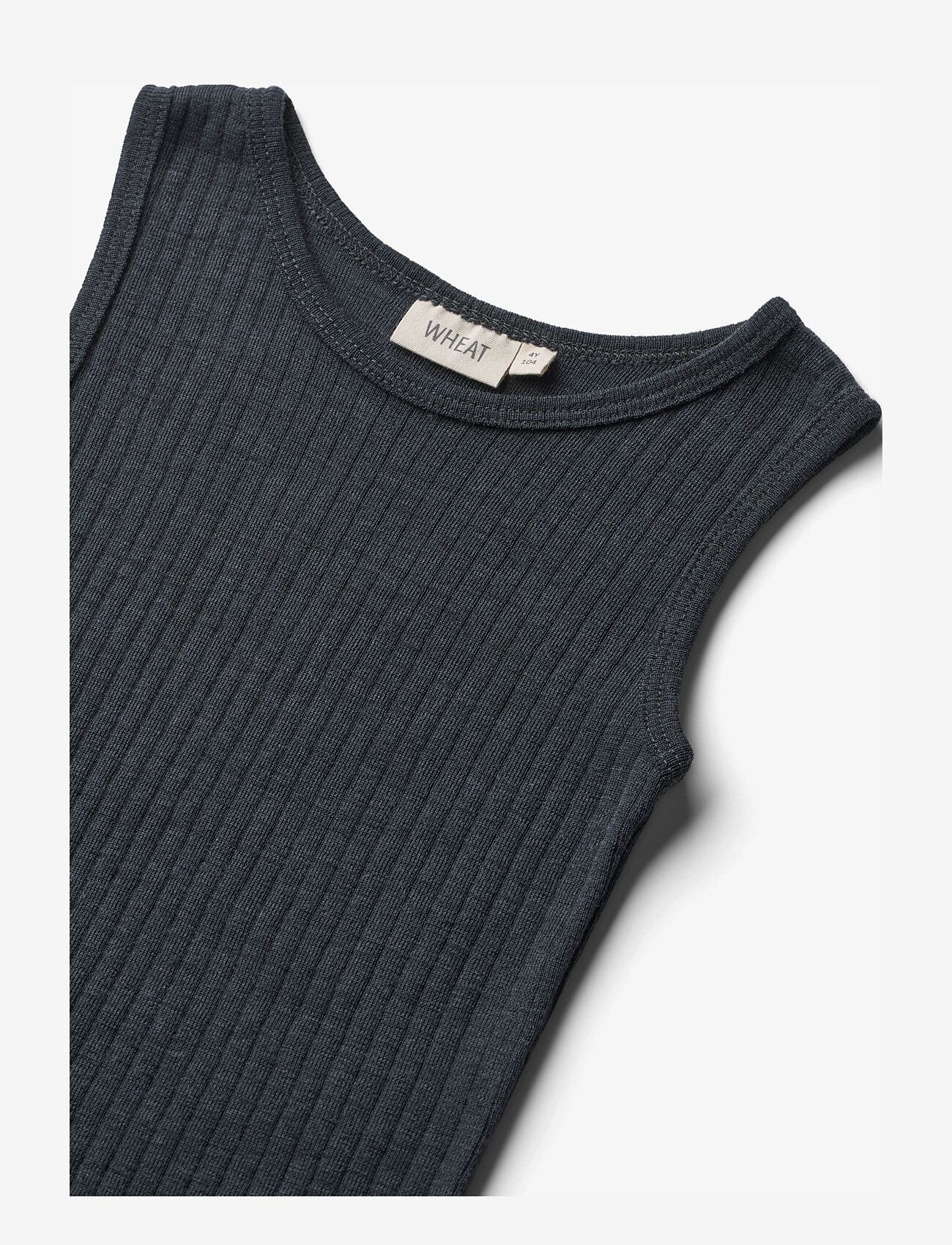 Wheat - Wool Silk Singlet Iggy - Ærmeløs undertrøje - navy - 2