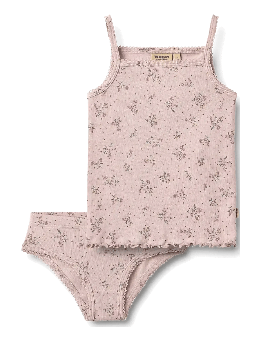 Wheat - Underwear Havanna - underklädesset - lilac flowers - 0